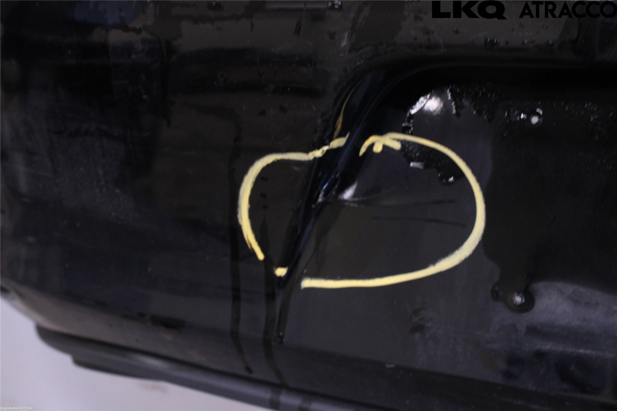 Volkswagen VW GOLF / E-GOLF VII 13-20 Stötfångarbeklädnad Bak