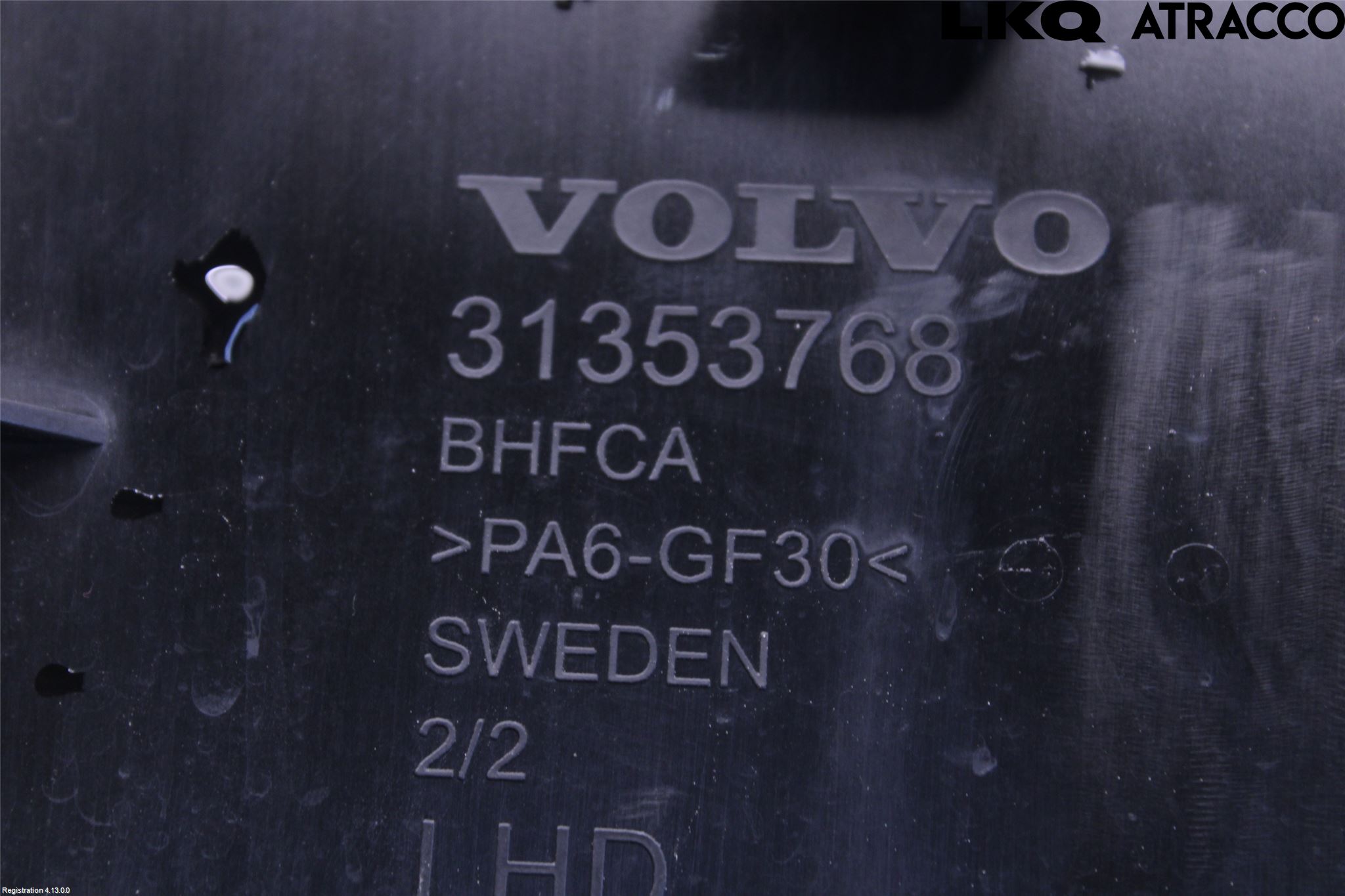 Volvo XC90/RECHARGE 16- Deflektor Plåt-Plast Kylning
