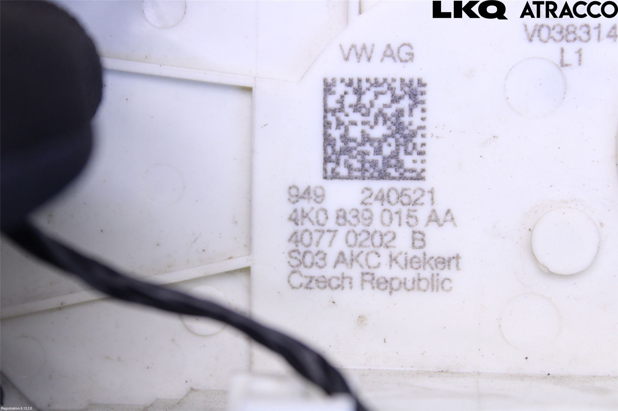 Volkswagen VW ID.4 21- Låskista-Dörrlås
