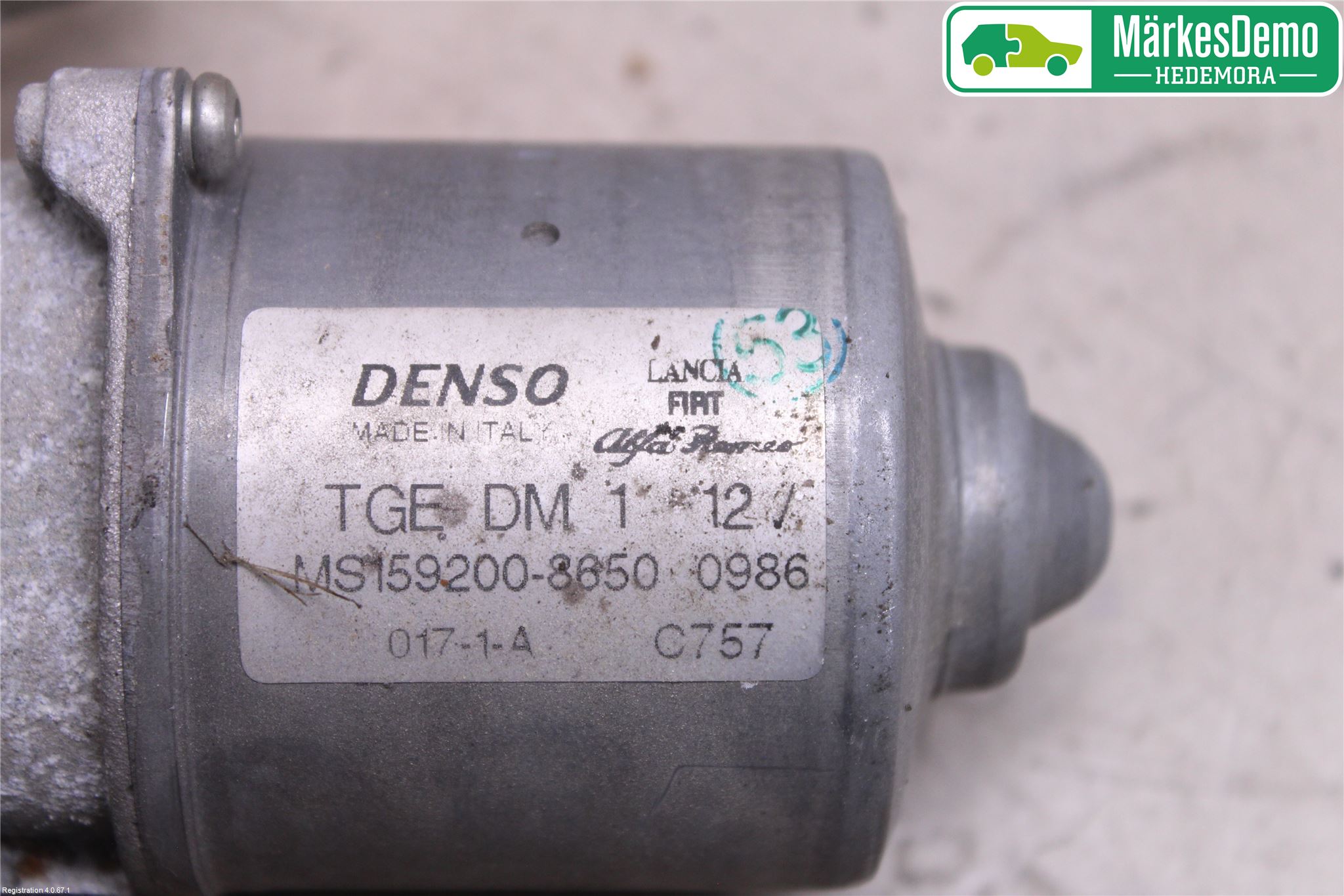 Ford KA 09-16 Torkarmotor Vindruta