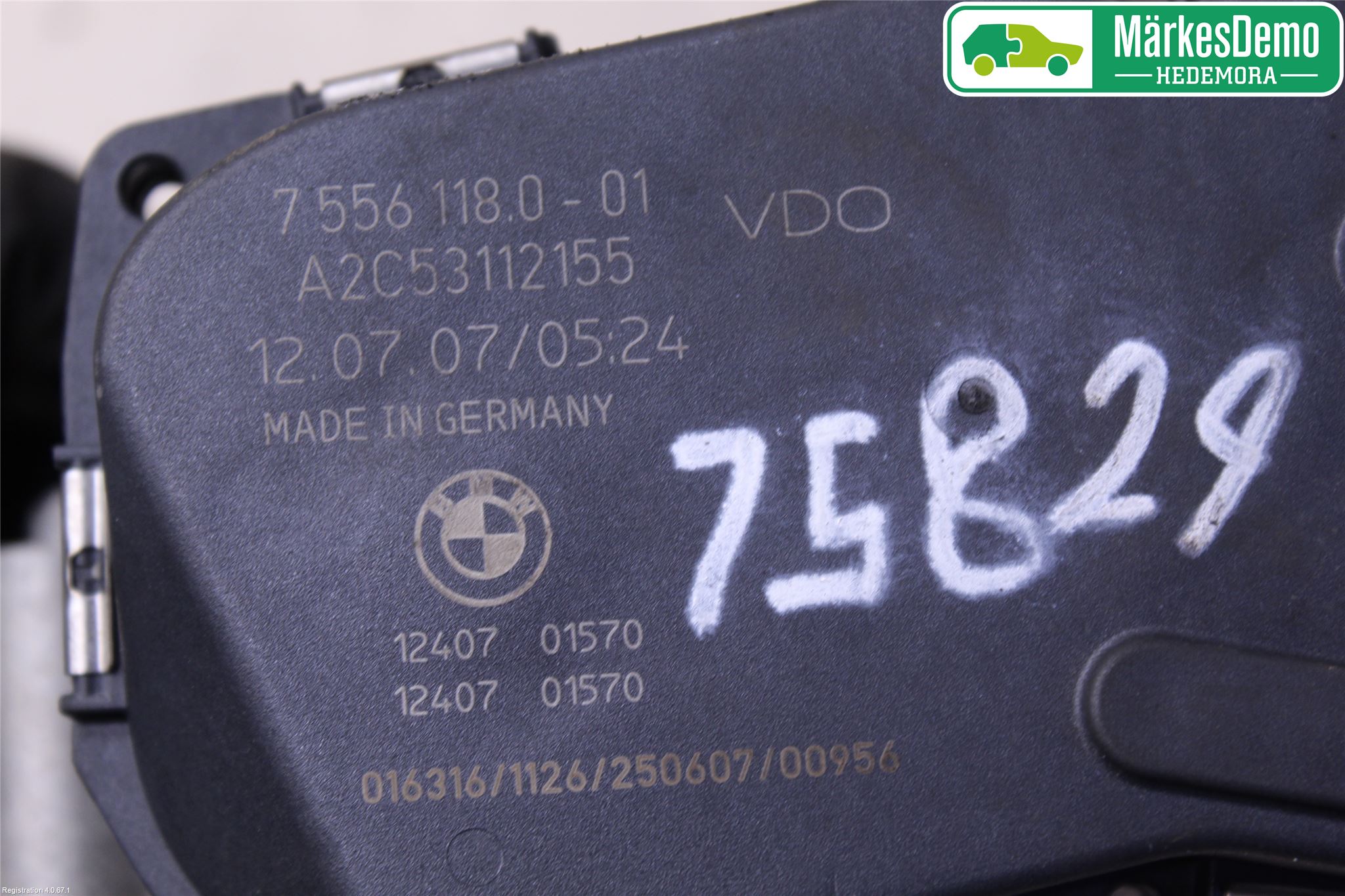 BMW 3 E92/93 Coupé/Cab 05-14 Injspjällhus