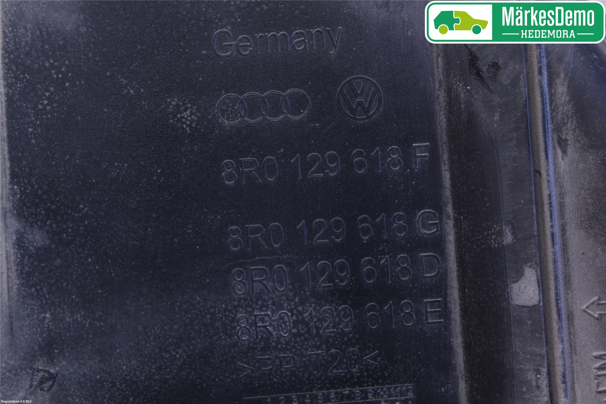 Audi Q5 09-16 Deflektor Plåt-Plast Kylning