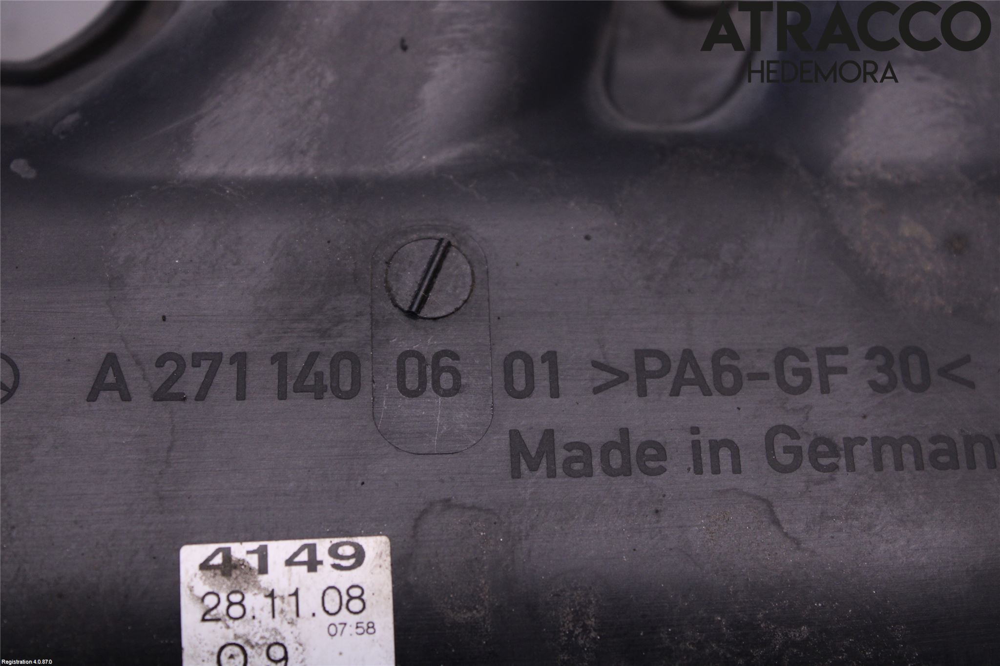 Mercedes-Benz MB C-KLASS (W204) 07-15 Grenrör Insug