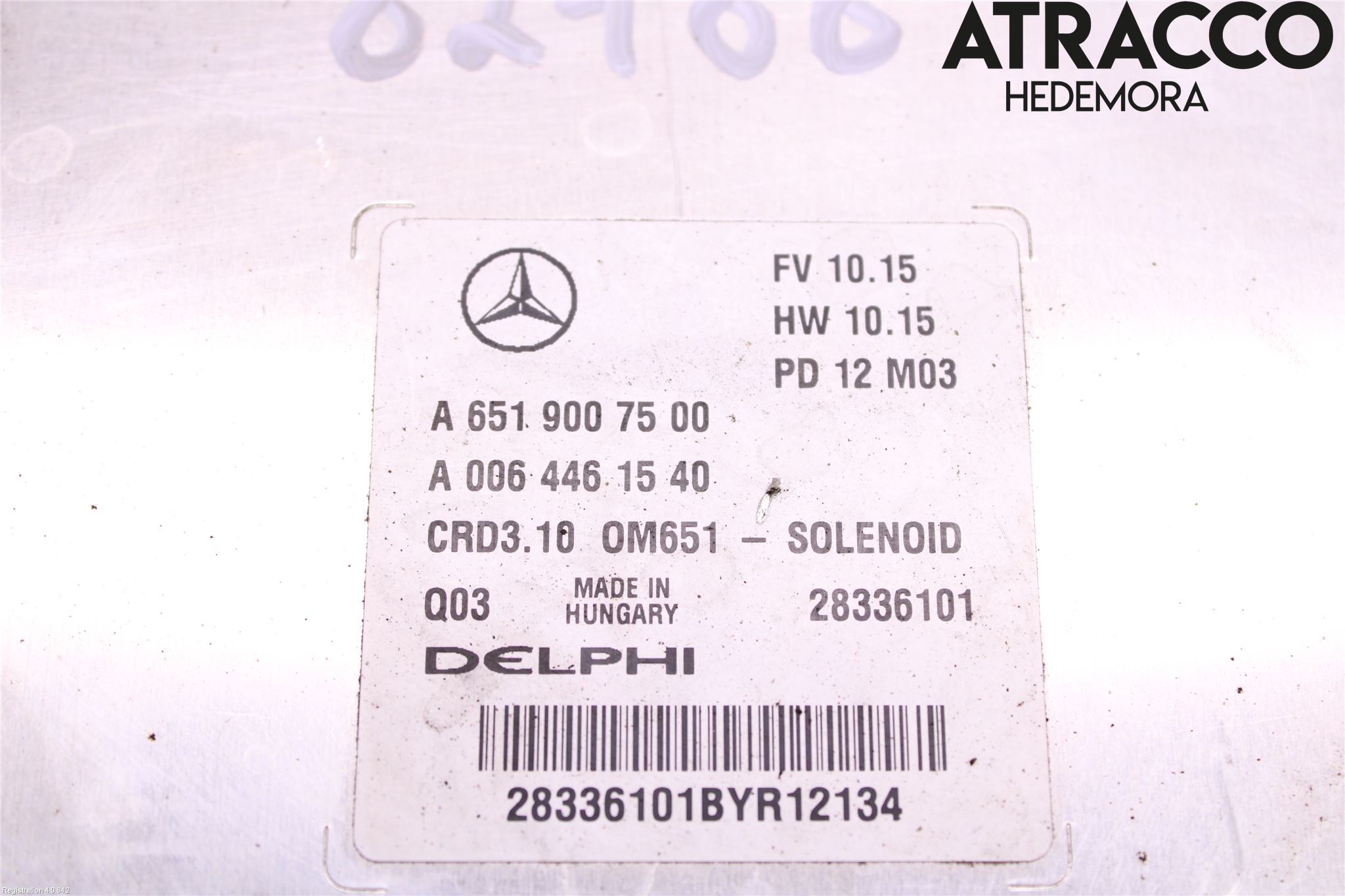 Mercedes-Benz MB C-KLASS (W204) 07-15 Styrenhet Inspump Diesel