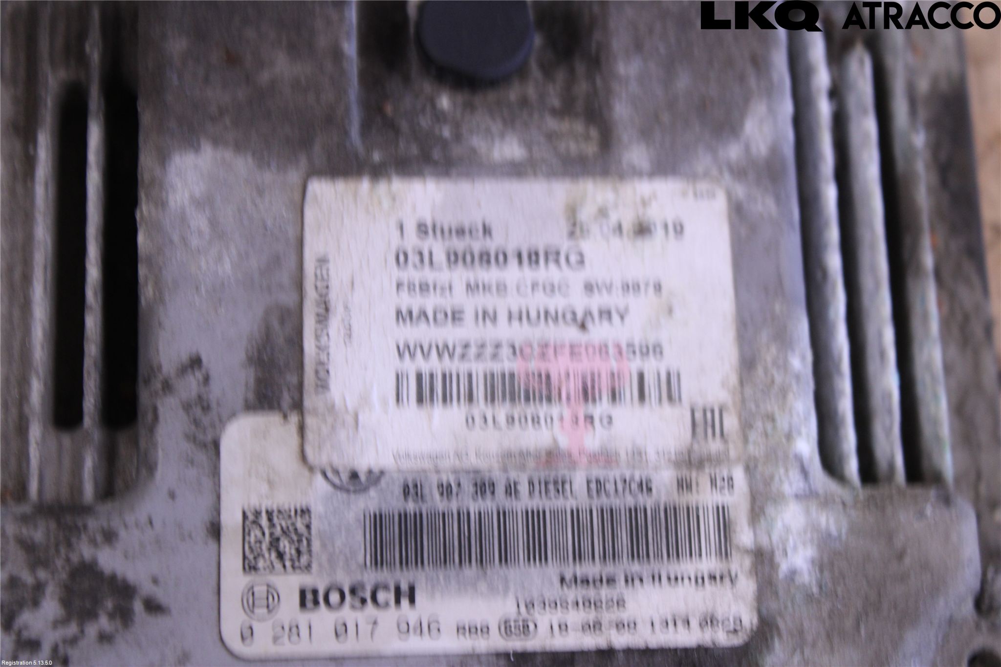 Volkswagen VW PASSAT 11-14 Styrenhet Inspump Diesel