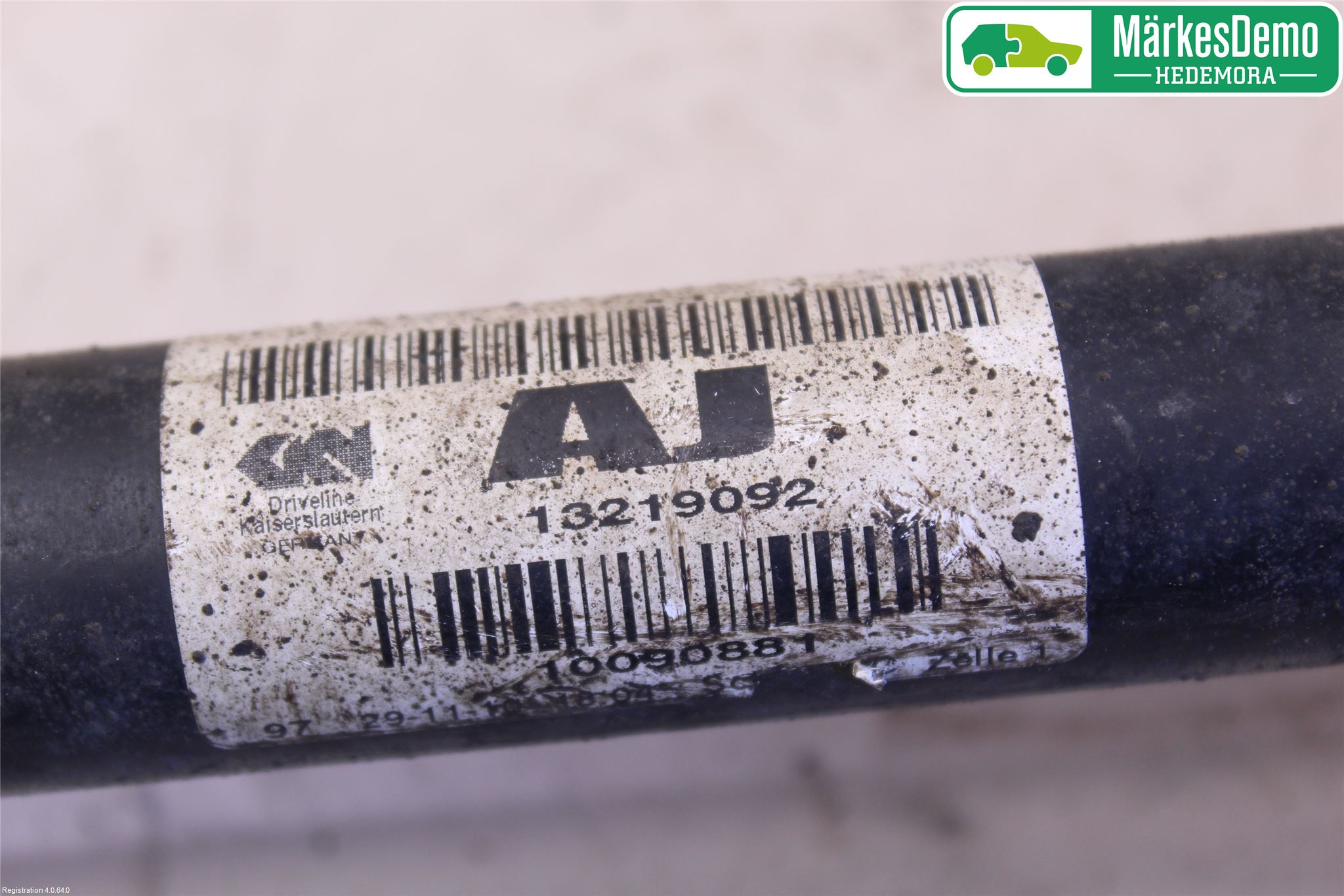 Opel INSIGNIA 09-16 Drivaxel Fram Vänster