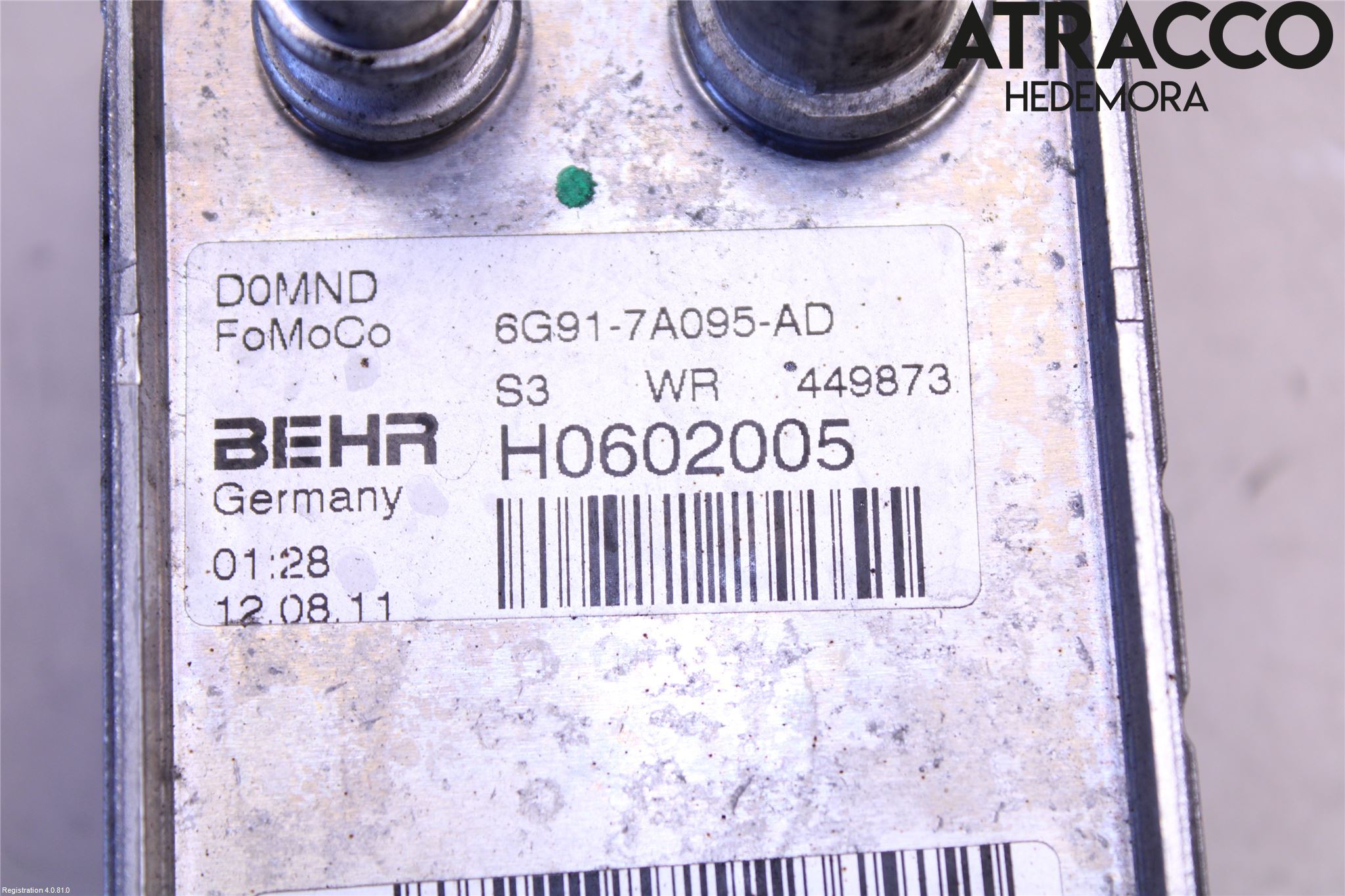 Ford S-MAX 06-15 Oljekylare Automat