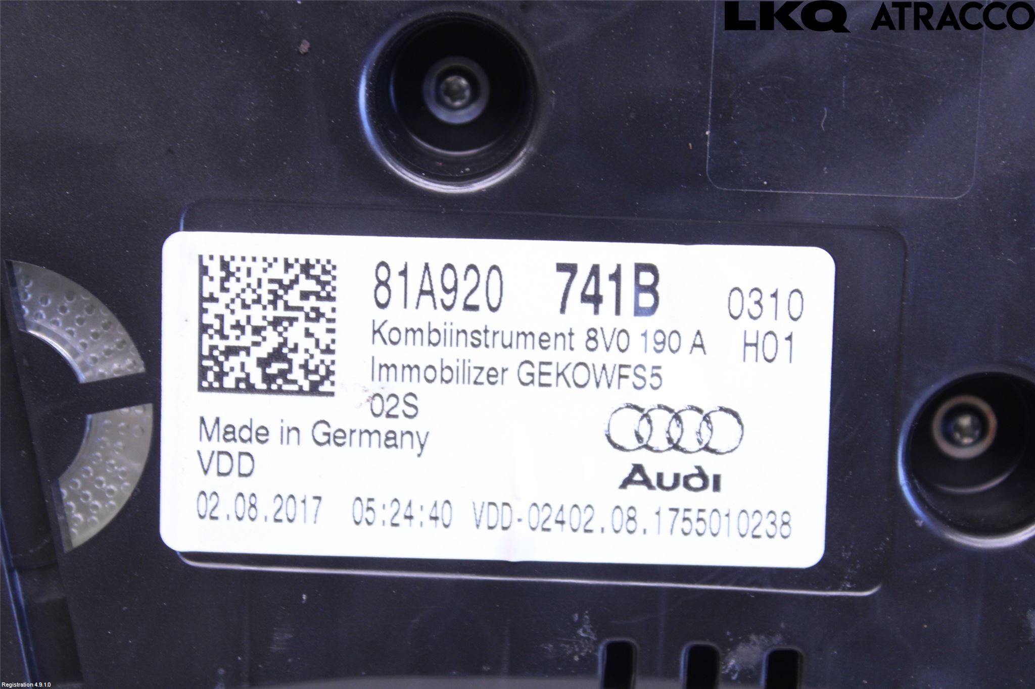 Audi Q2/SQ2 17- Instrument Komb