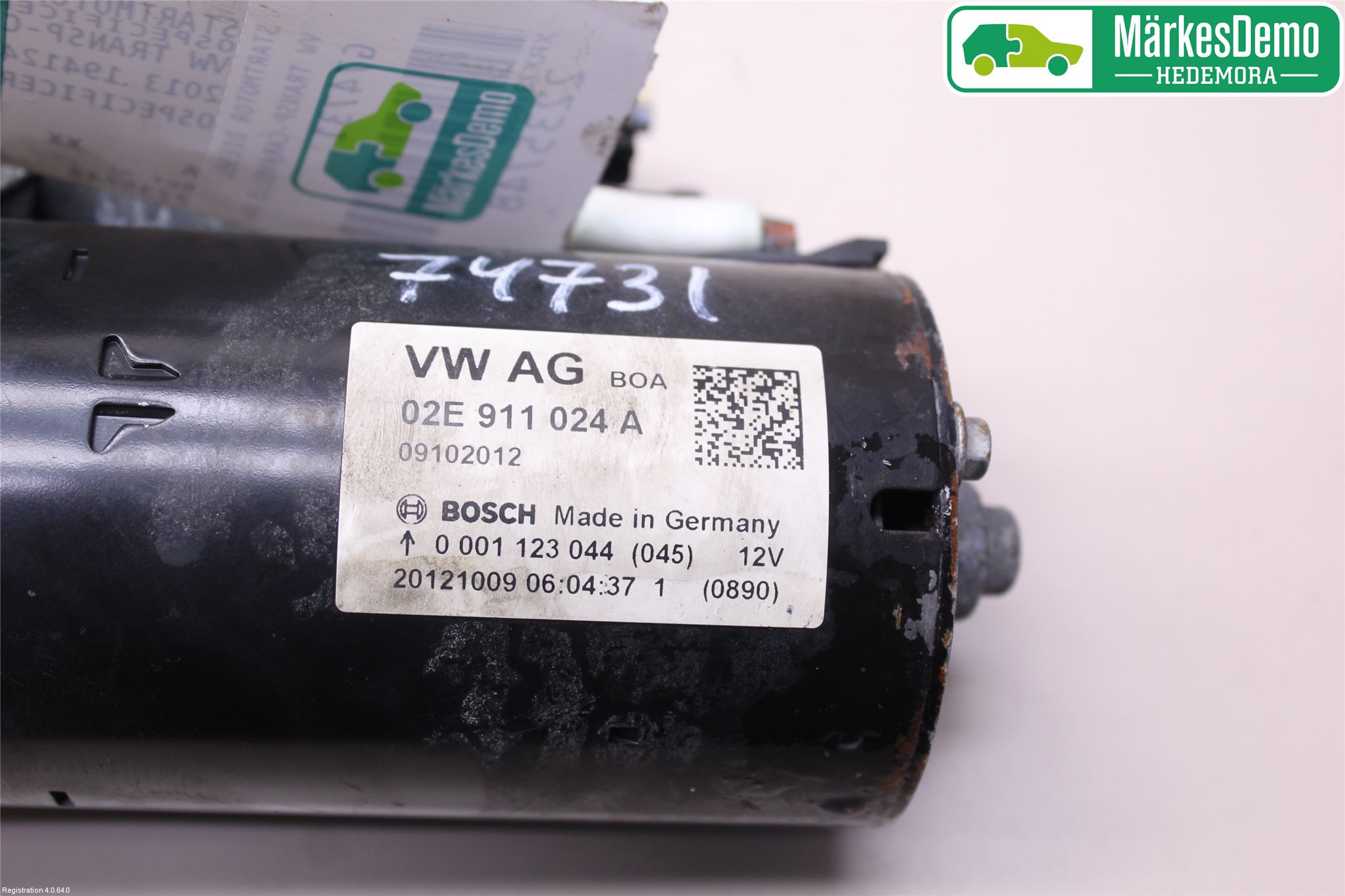 Volkswagen VW TRANSP/CARAVELLE (T5) 04-15 Startmotor Diesel