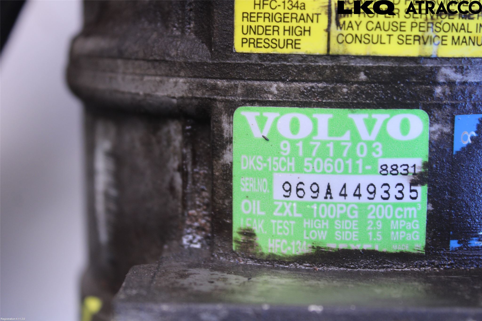 Volvo S70/V70/XC  97-00 Ac Kompressor