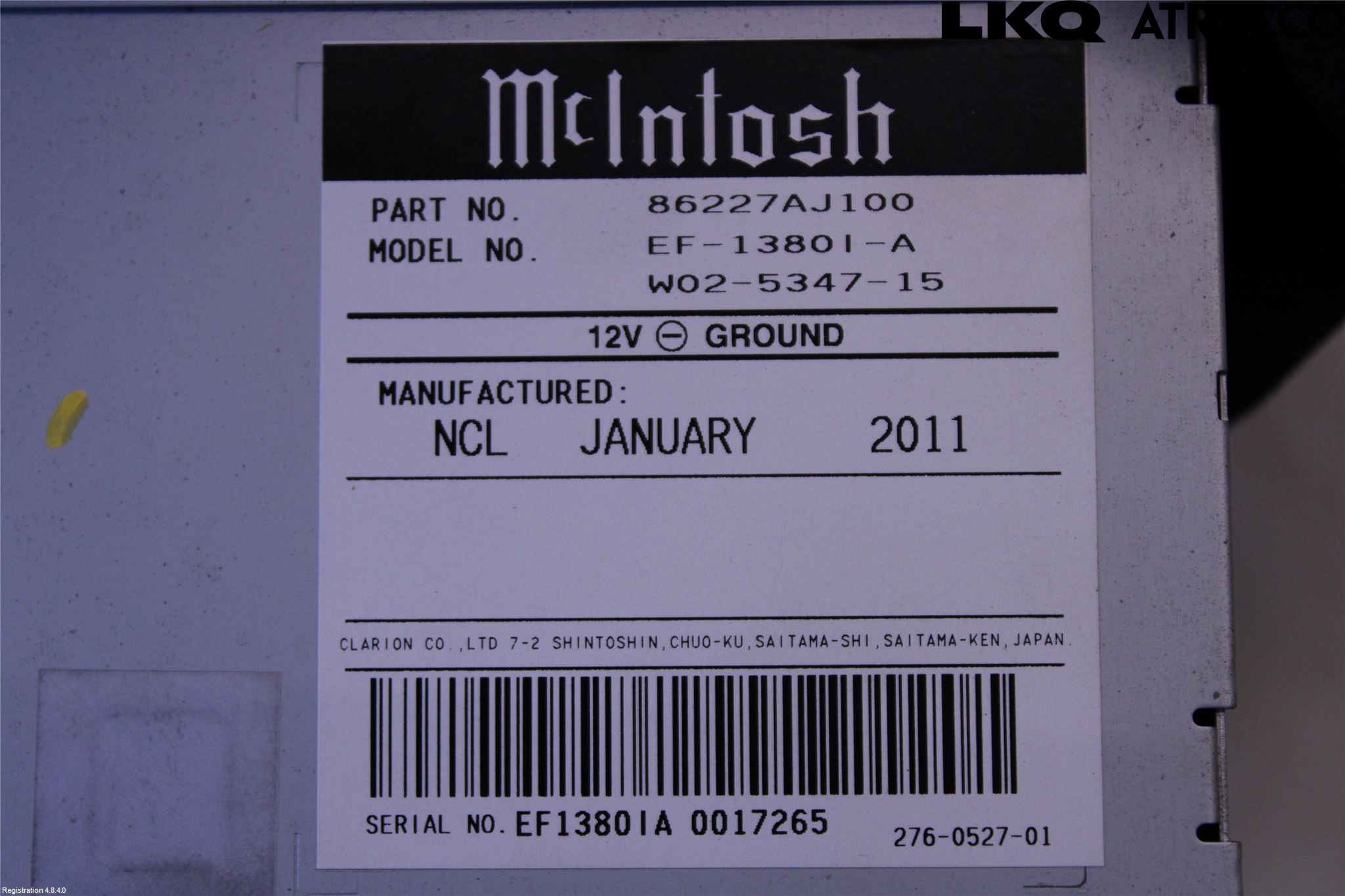 Subaru OUTBACK 10-15 Radio