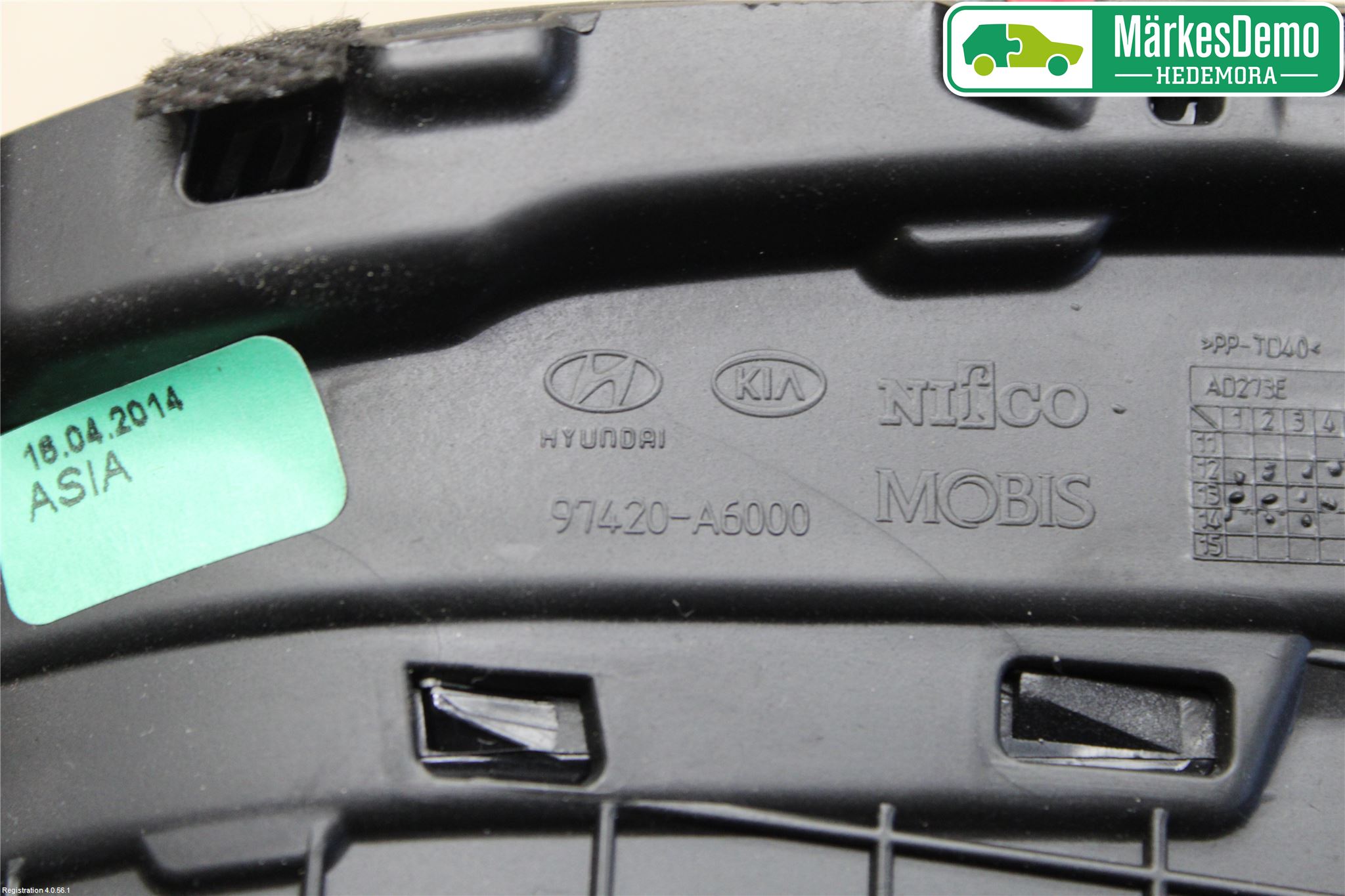 Hyundai i30 GD 13-17 Defrosterkanal-Munstycke