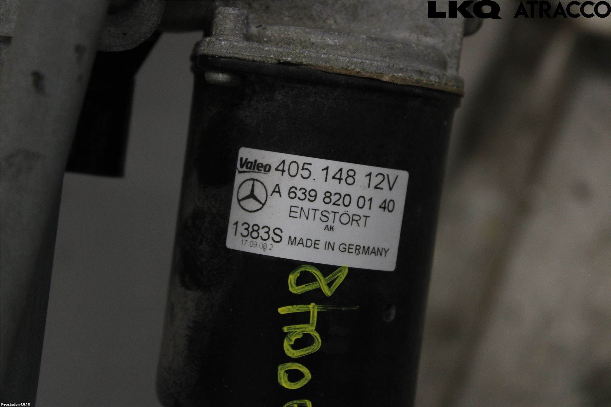 Mercedes-Benz MB VITO/VIANO (W639) 04-14 Torkarmekanism Vindruta
