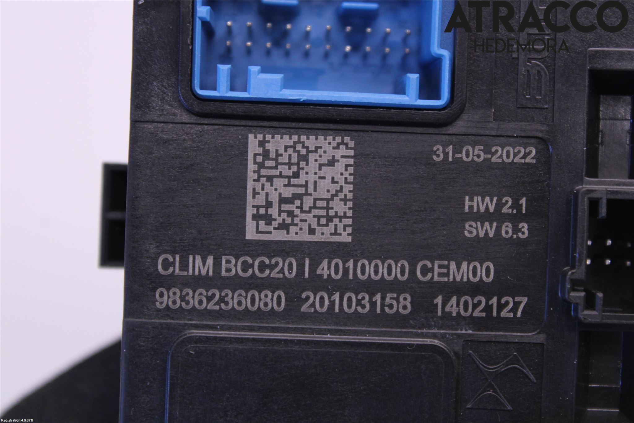 Peugeot 2008/E-2008 20- Styrenhet Övrigt