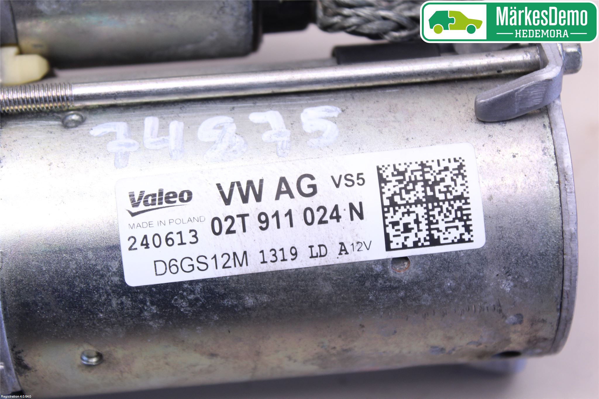 Volkswagen VW POLO 10-17 Startmotor