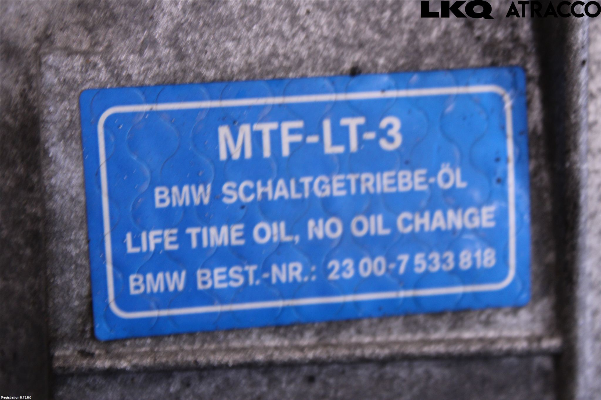 BMW 3 E90/91 SED/TOU 05-12 Växellåda Man 6 Vxl