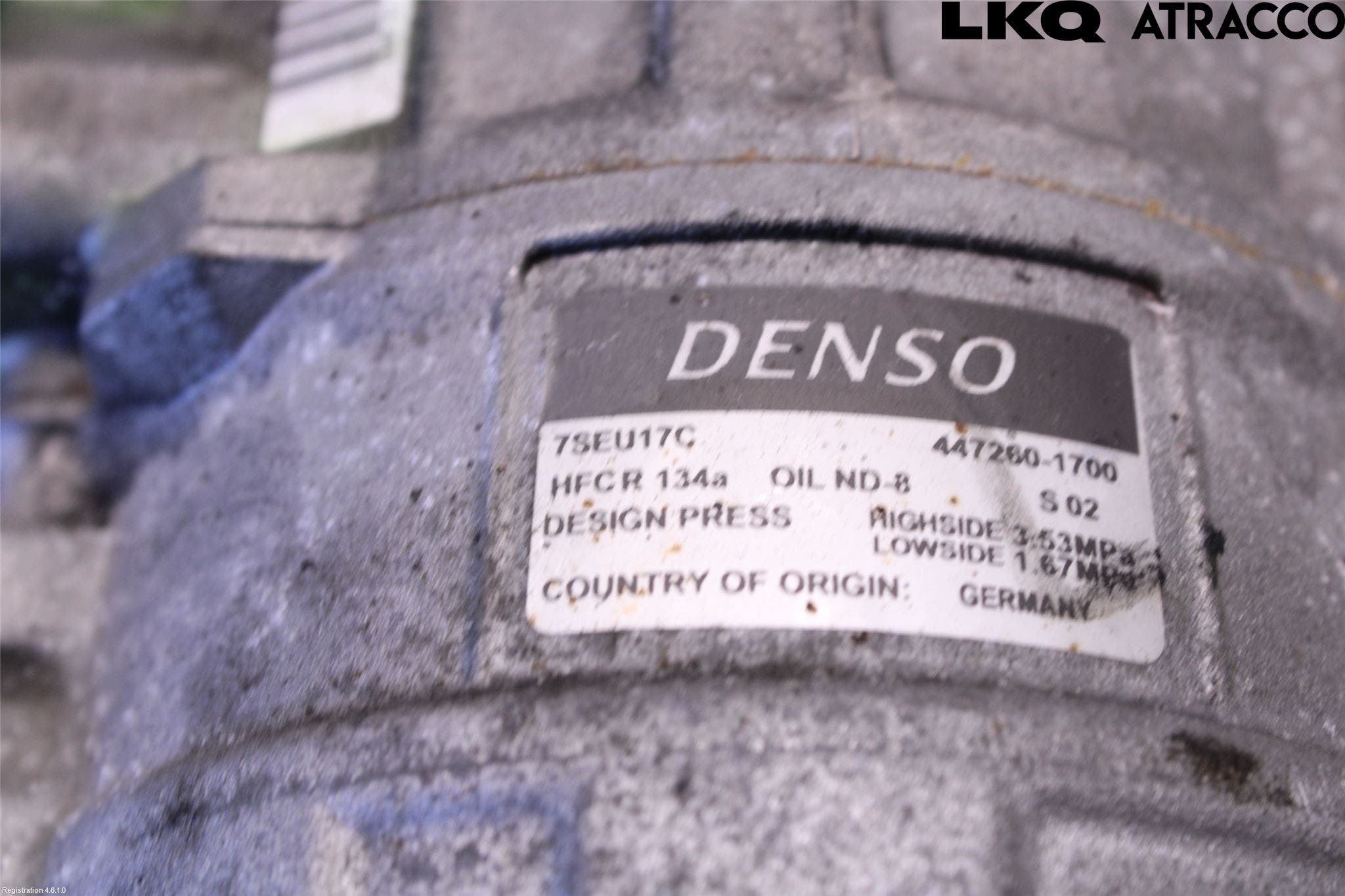 Volkswagen VW GOLF VI 09-13 Ac Kompressor