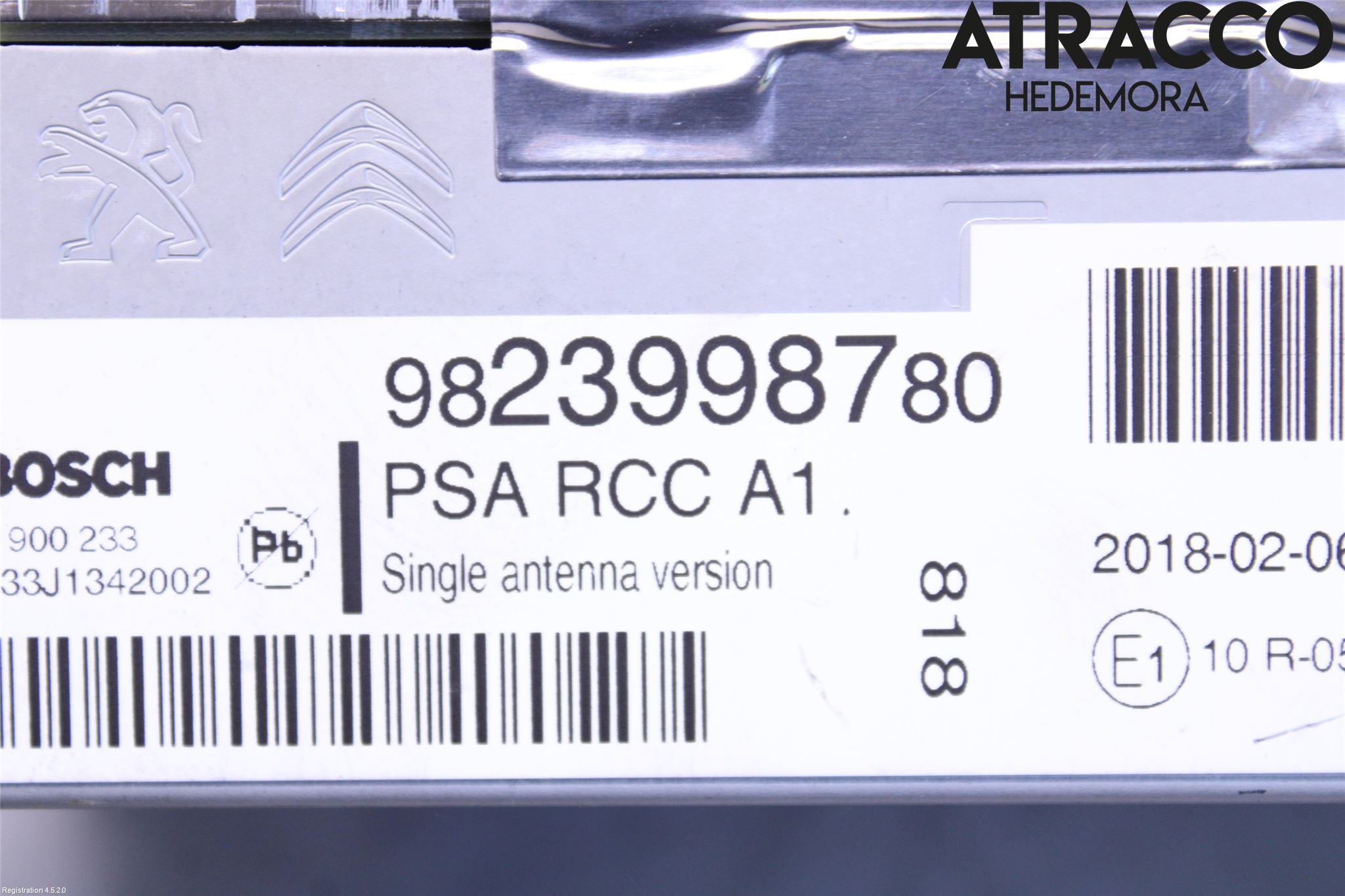 Citroen C4 CACTUS 14-20 Cd Radio - Multimediapanel