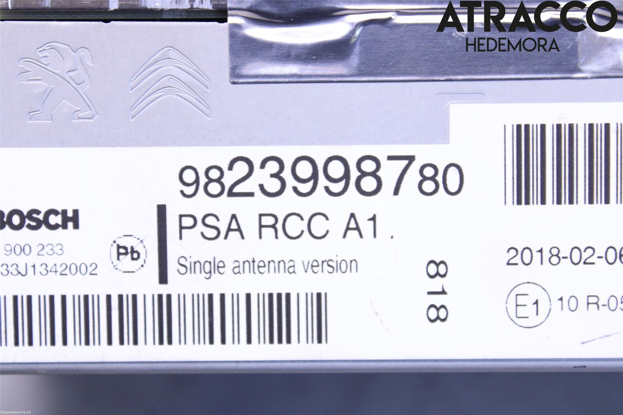 Citroen C4 CACTUS 14-20 Cd Radio - Multimediapanel