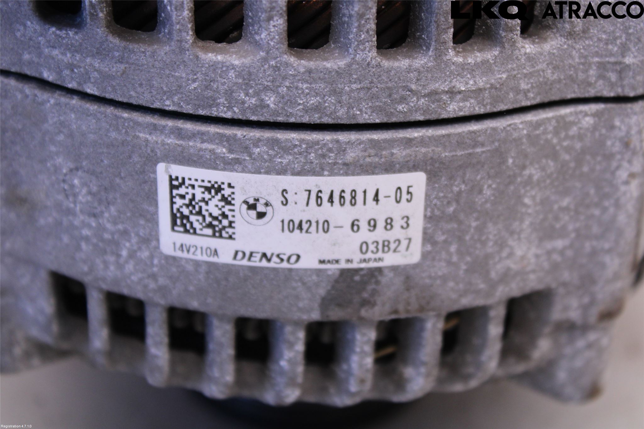 BMW 3 F30/F31/F80 12-19 Generator