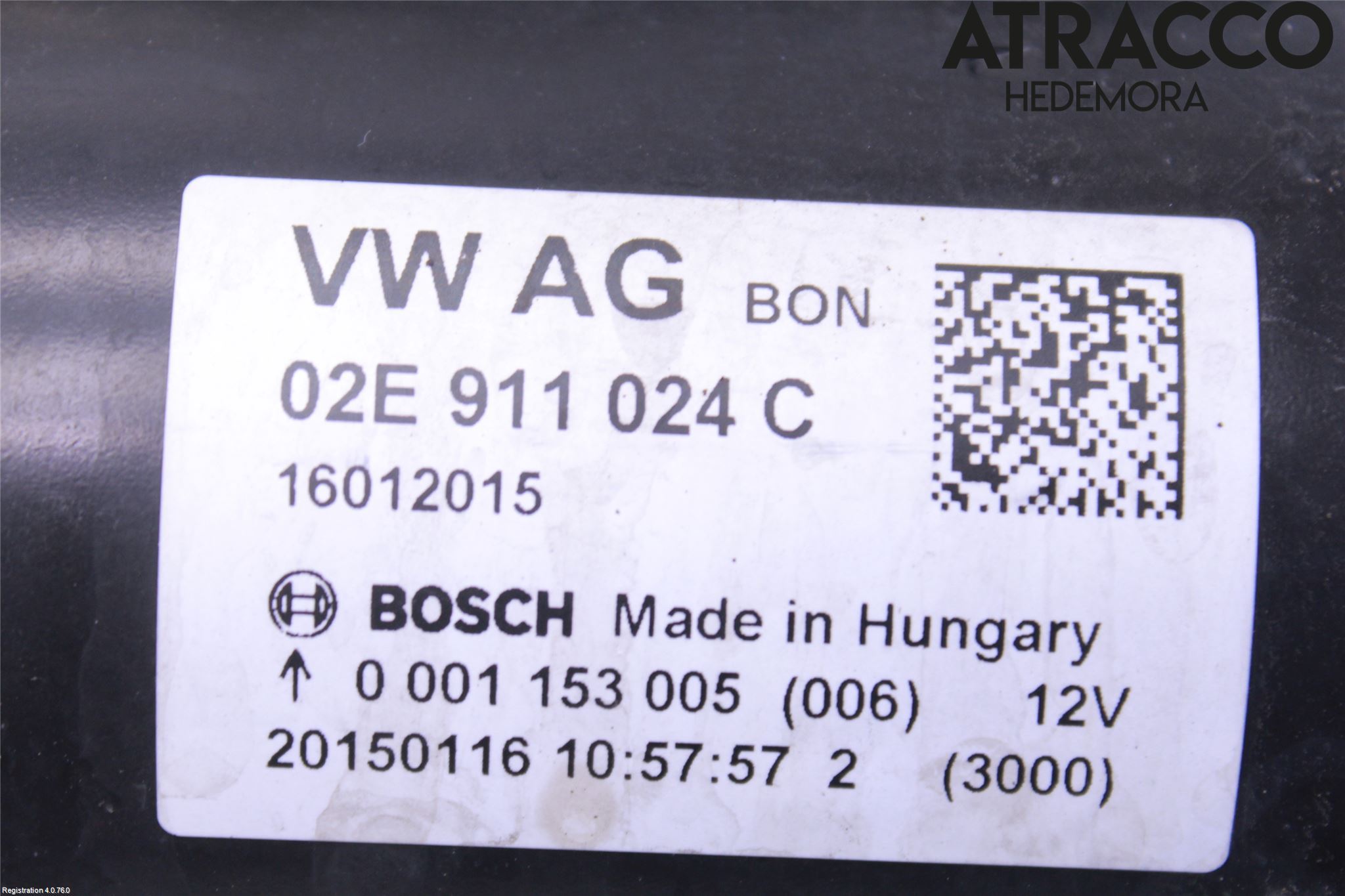 Volkswagen VW TIGUAN 07-16 Startmotor Diesel