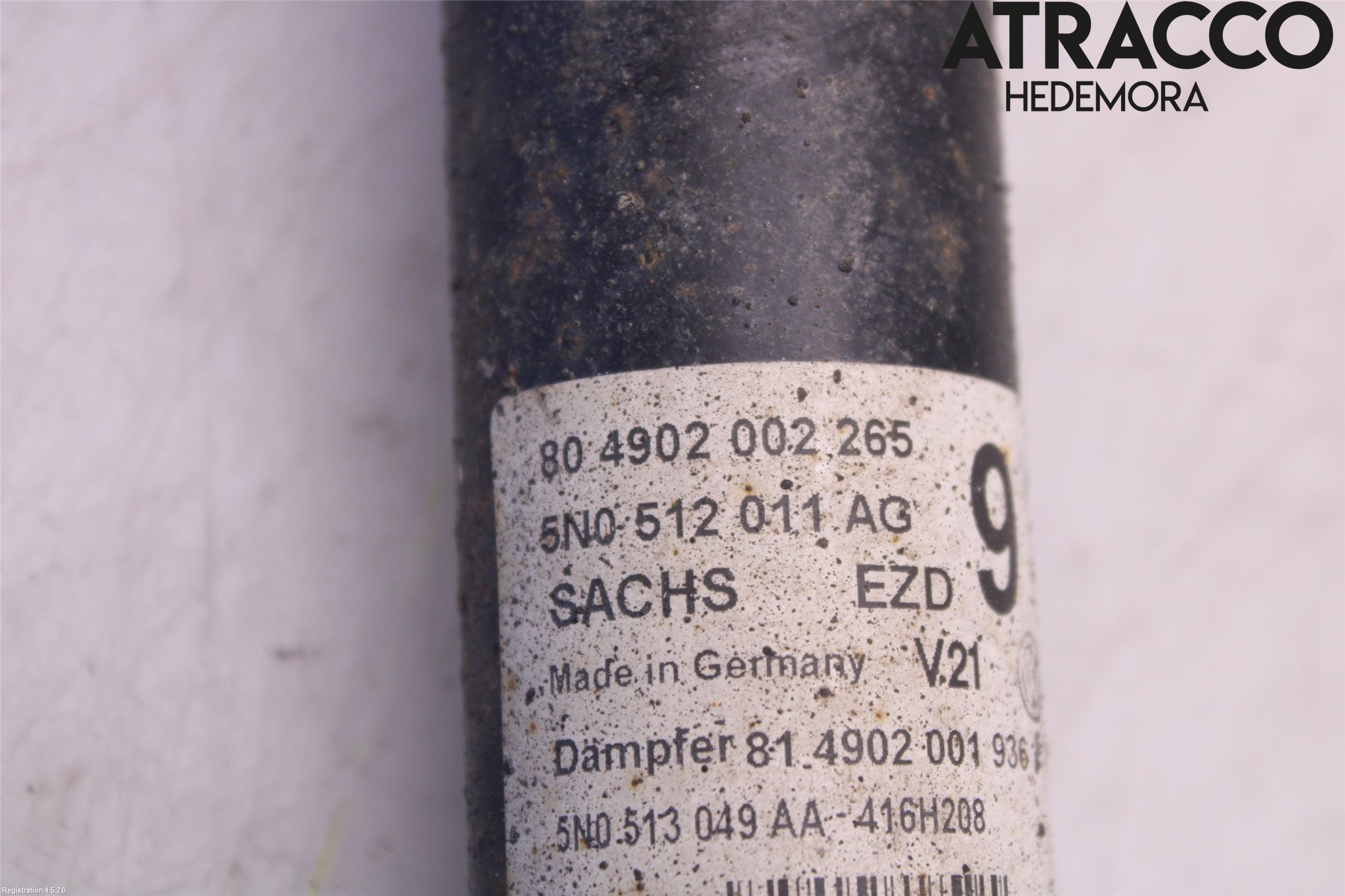 Volkswagen VW TIGUAN 07-16 Stötdämpare Bak