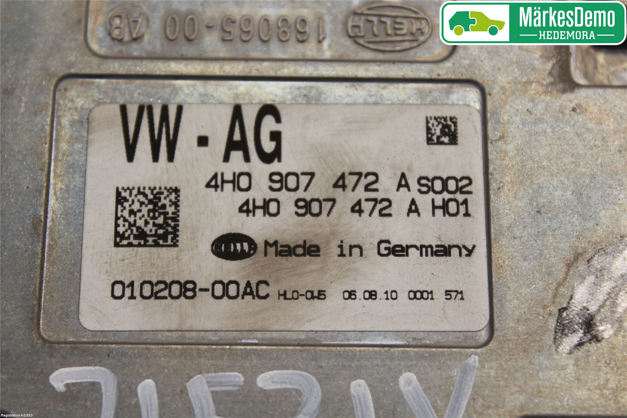 Audi A8/S8 4H 10-17 Styrenhet Strålkastare