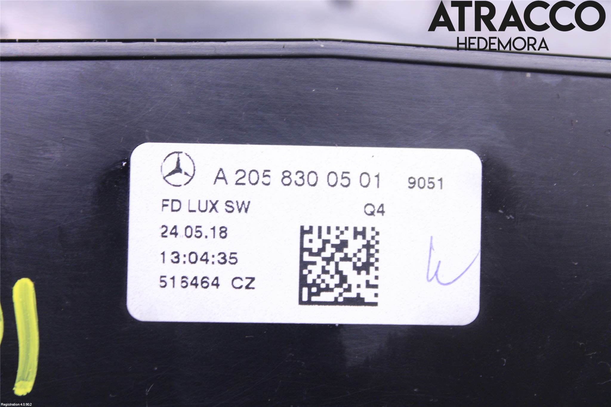 Mercedes-Benz MB C-KLASS (W205) 14-21 Defrosterkanal-Munstycke