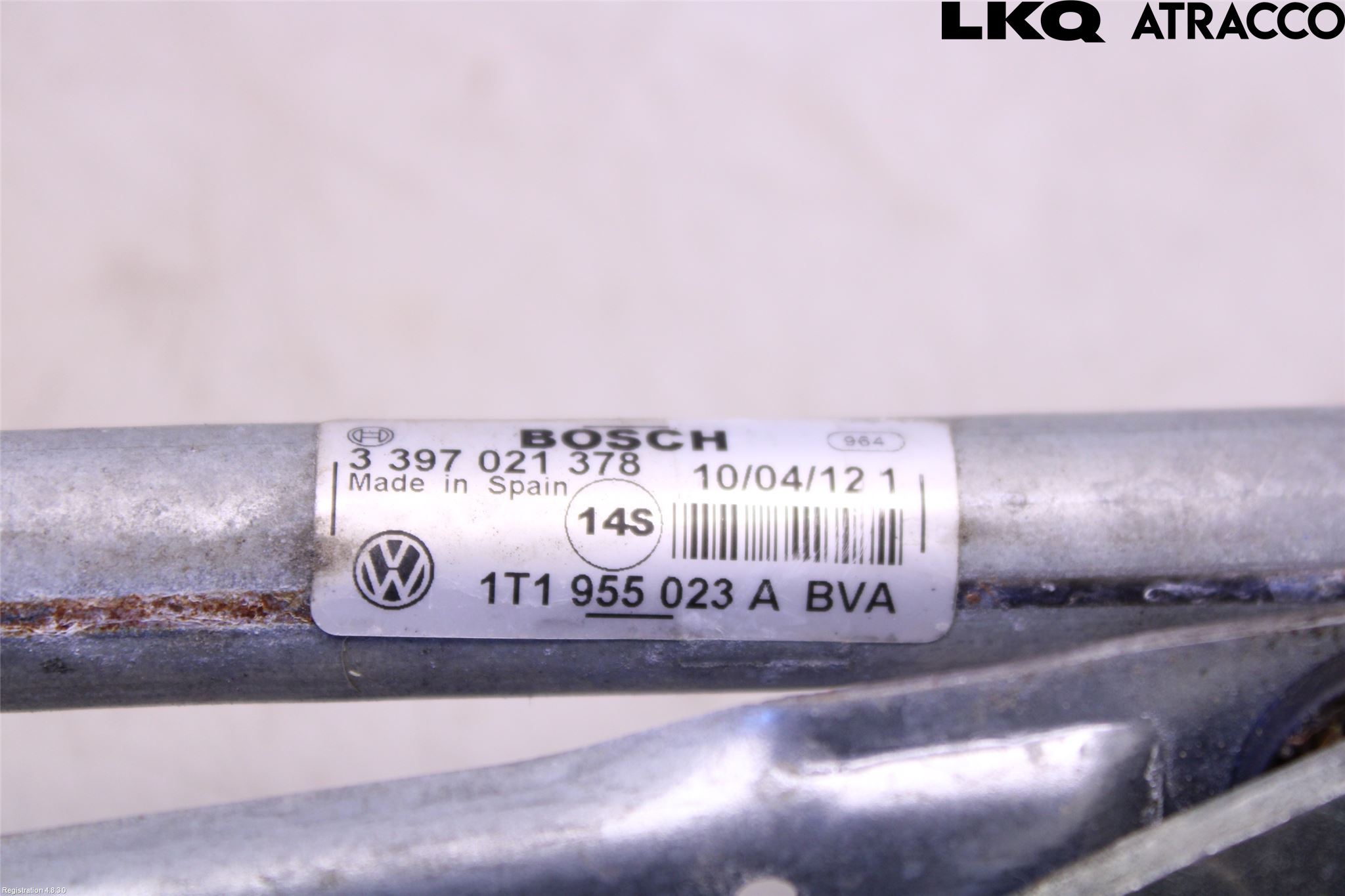 Volkswagen VW CADDY 11-15 Torkarmekanism Vindruta