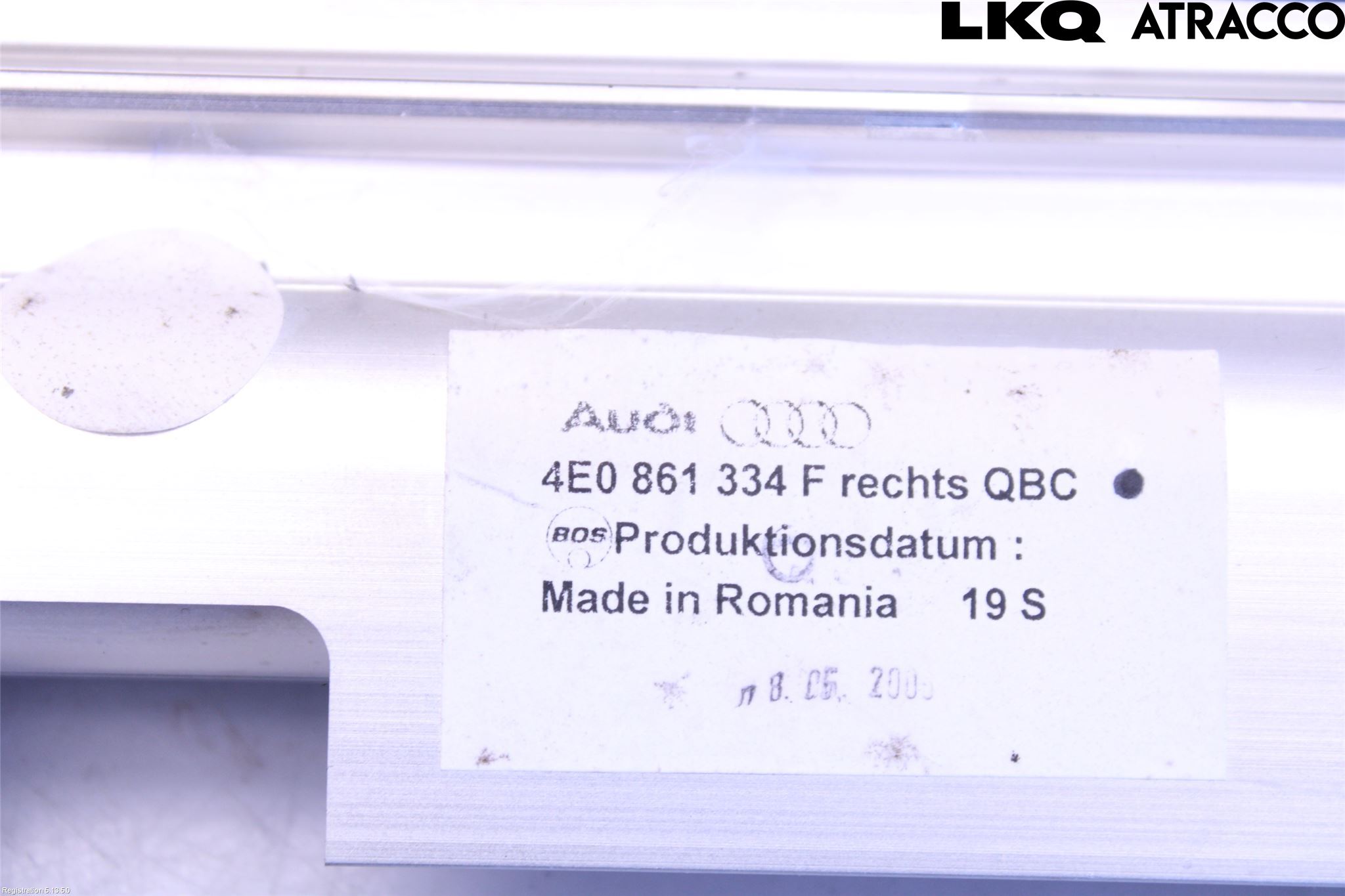 Audi A6/S6     05-11 Insynskydd