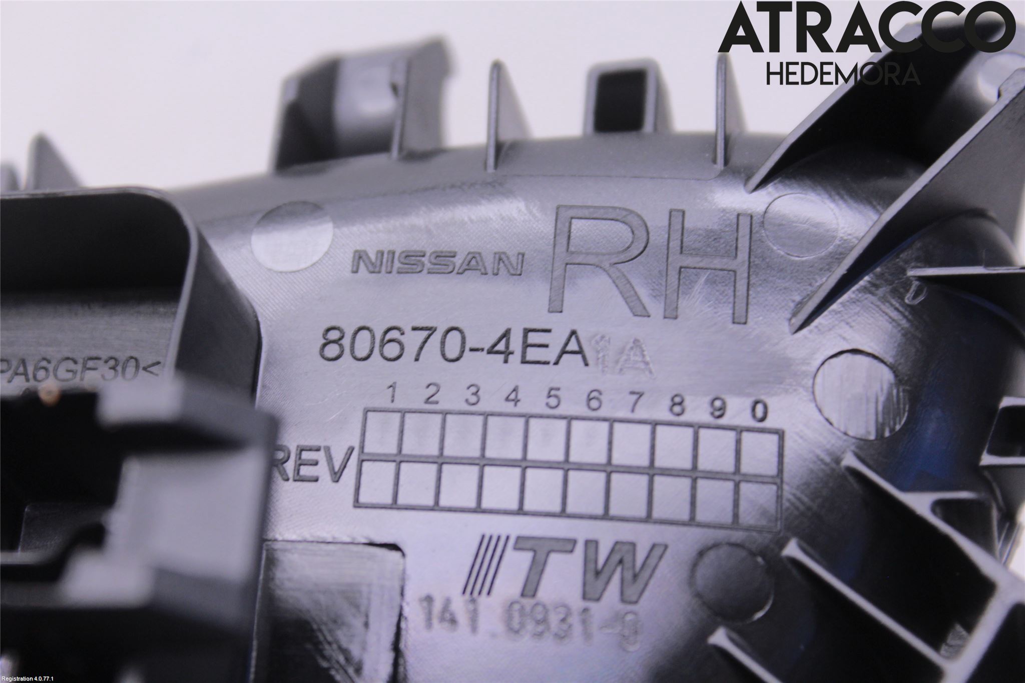 Nissan QASHQAI 17-21 Dörrhandtag Yttre Hö