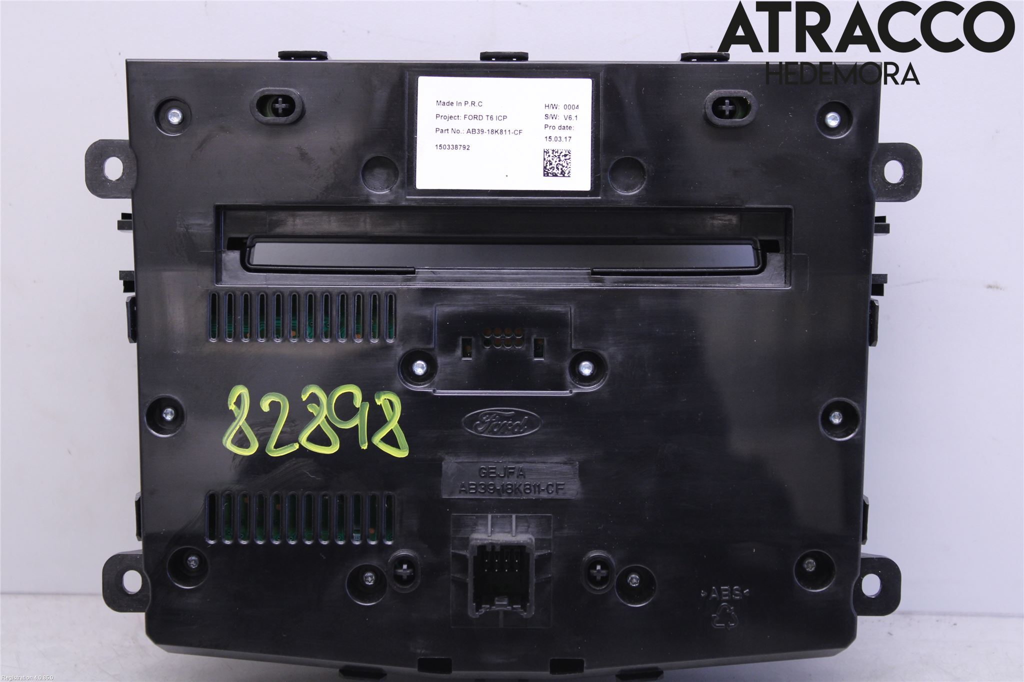 Ford RANGER EU 12-23 Cd Radio - Multimediapanel