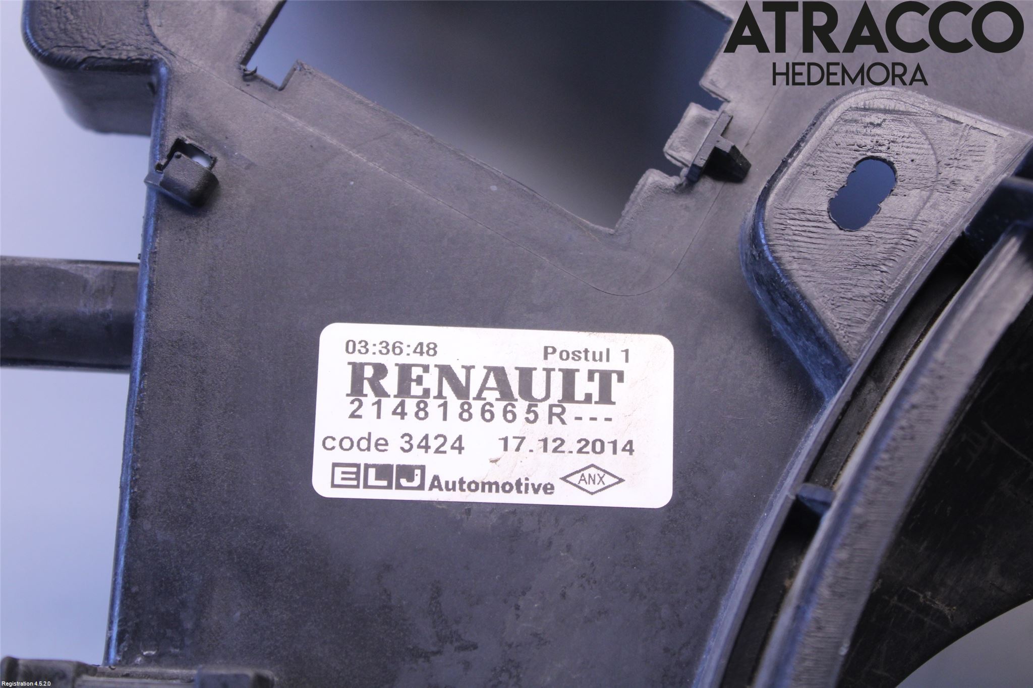 Dacia DOKKER 13- Kylfläktkåpa