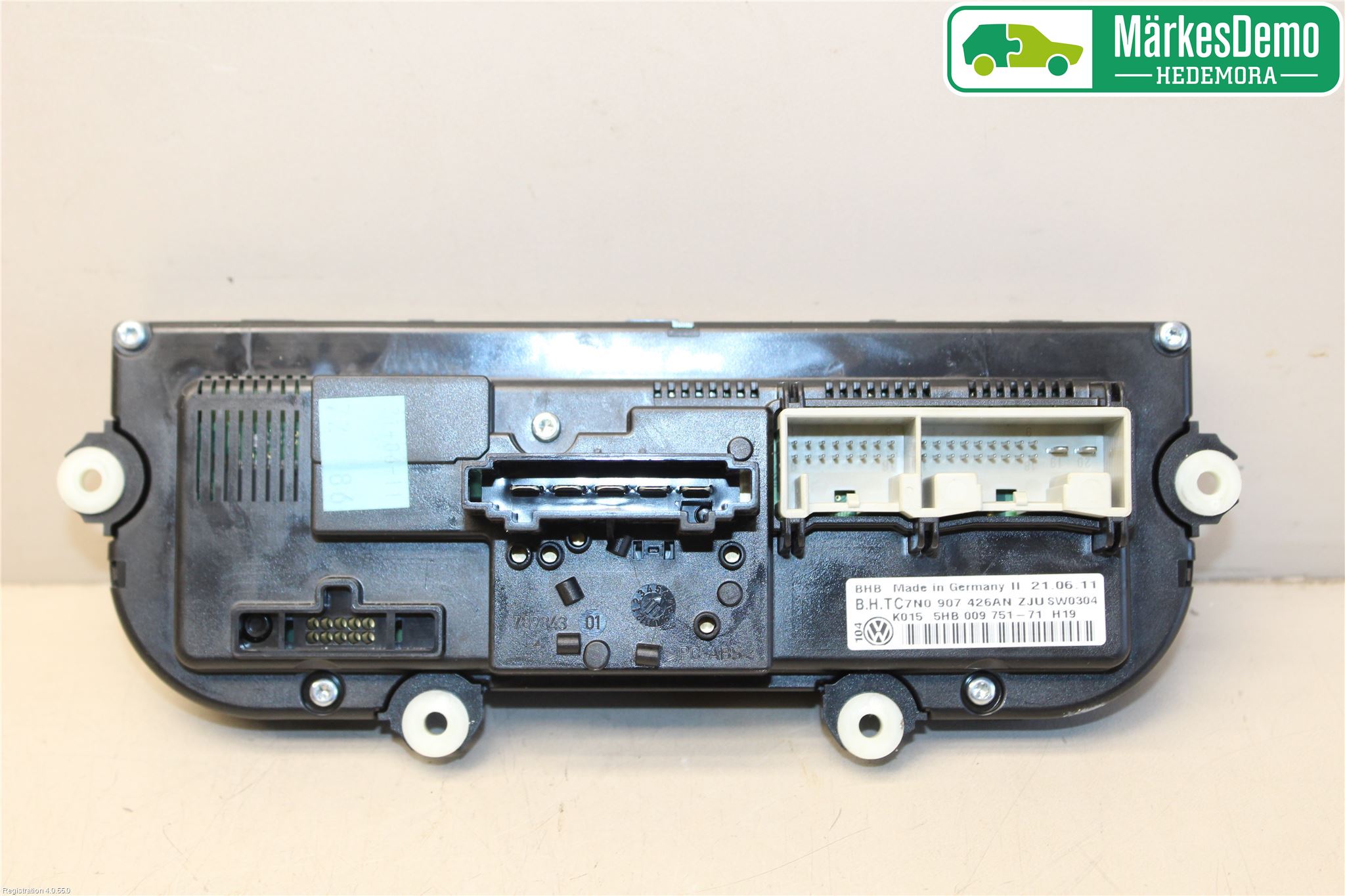 Volkswagen VW TOURAN 10-15 Ac Styrenhet Ac Manöveren