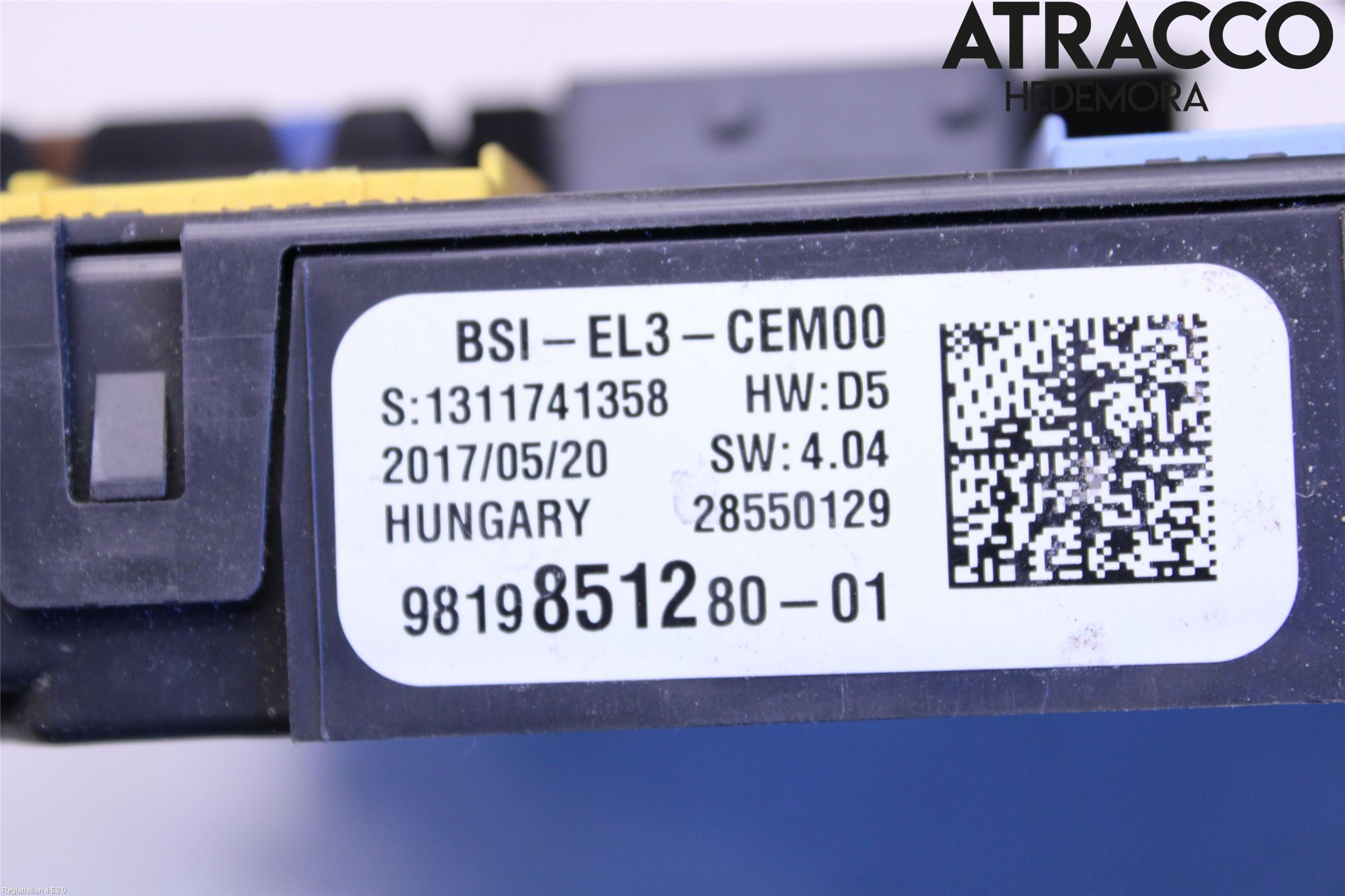 Citroen JUMPY/E-JUMPY 16- Säkringsdosa-Elcentral