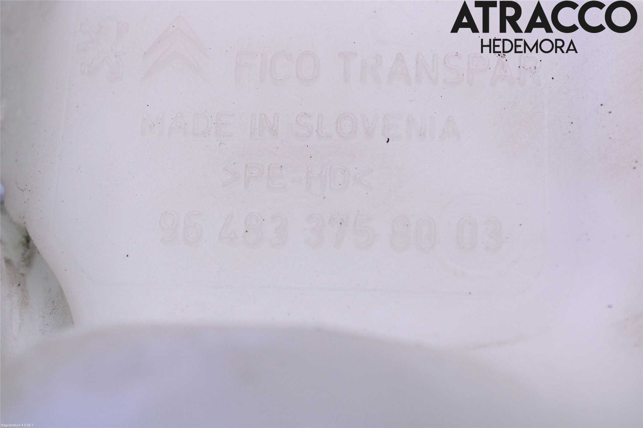 Peugeot 207 Spolartank Vindruta-Strål