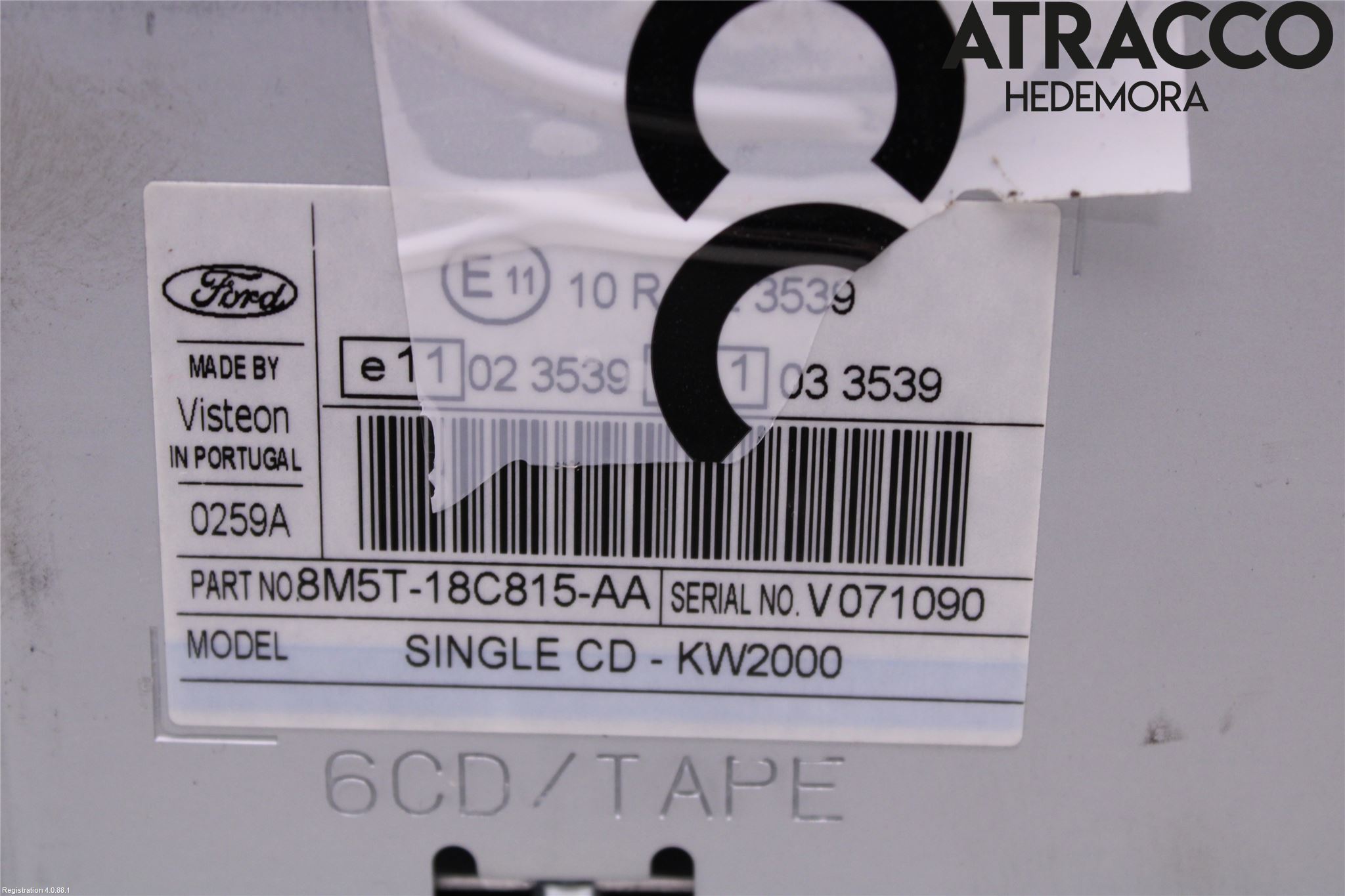 Ford FOCUS 08-11 Cd Radio - Multimediapanel