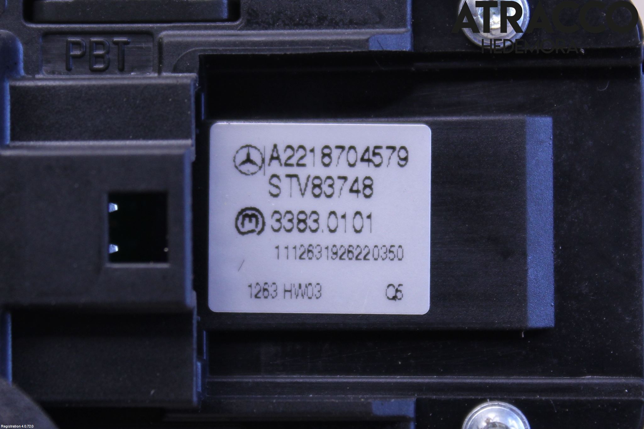 Mercedes-Benz MB S-KLASS (W221) 05-13 Strömställare Elhiss