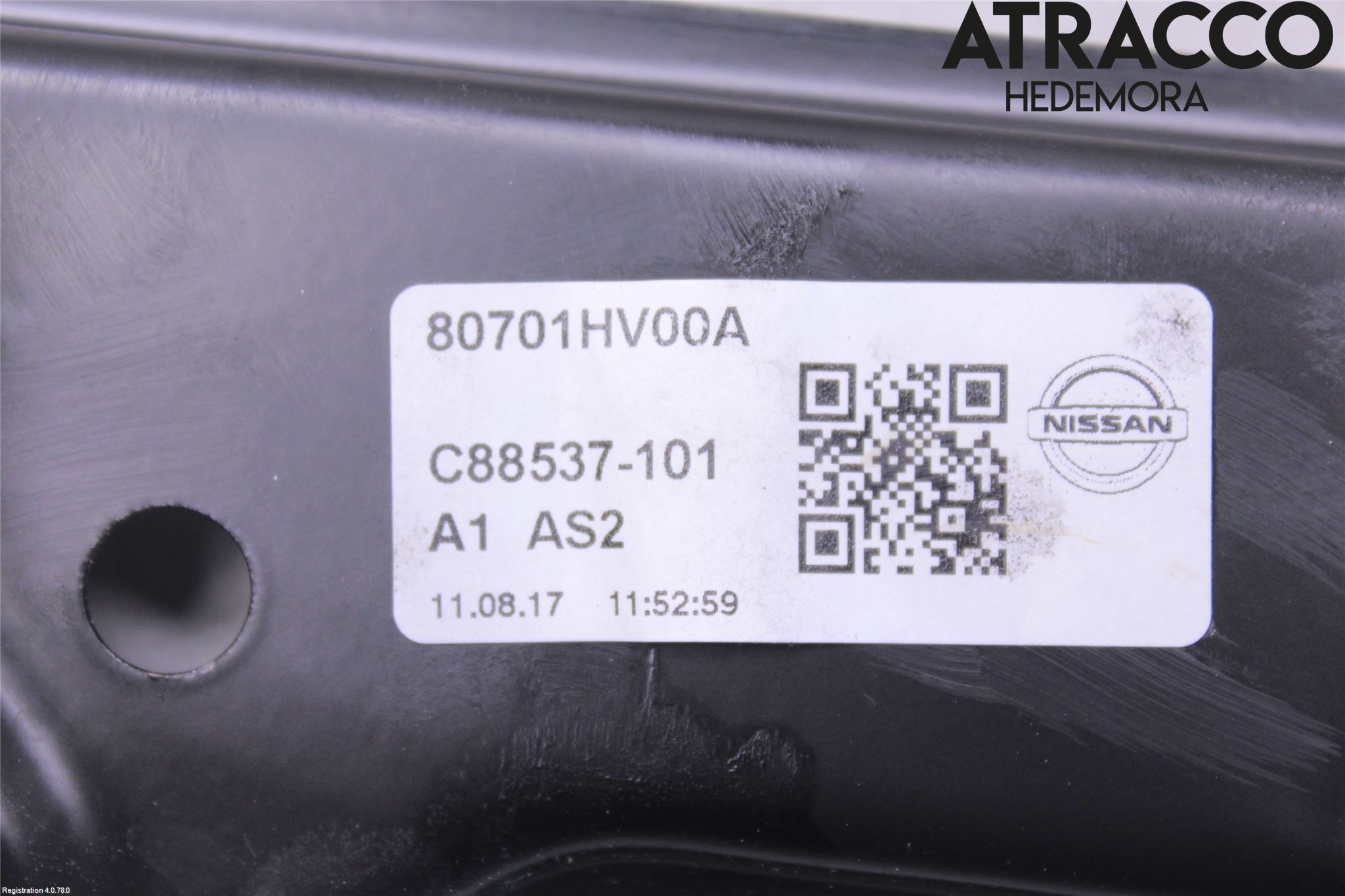 Nissan QASHQAI 17-21 Fönsterhiss El Kompl