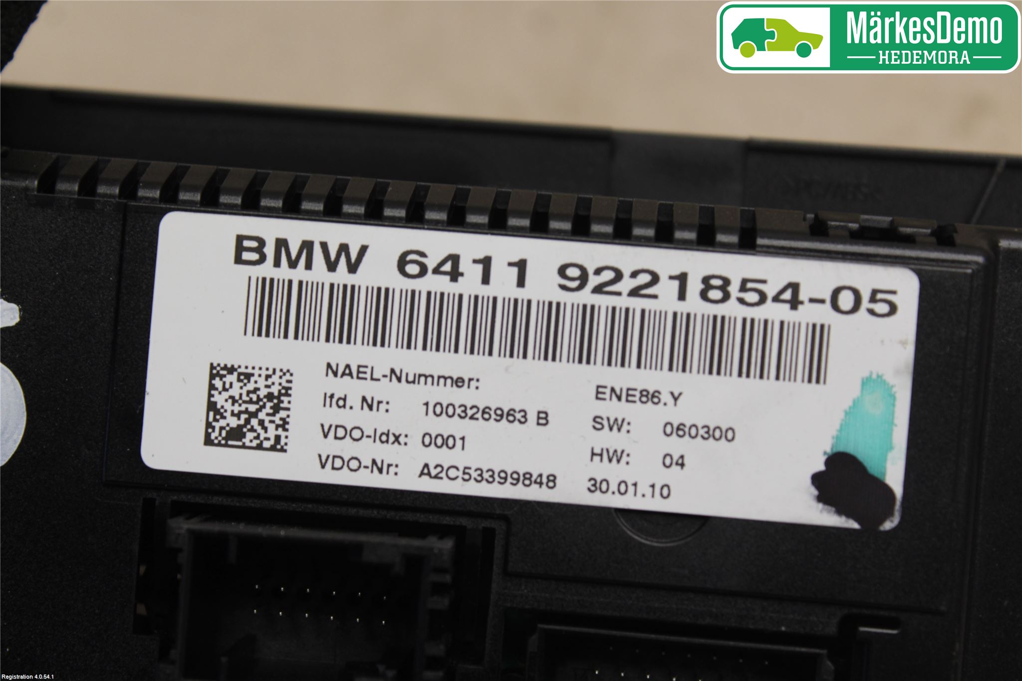 BMW 3 E92/93 Coupé/Cab 05-14 Ac Styrenhet Ac Manöveren