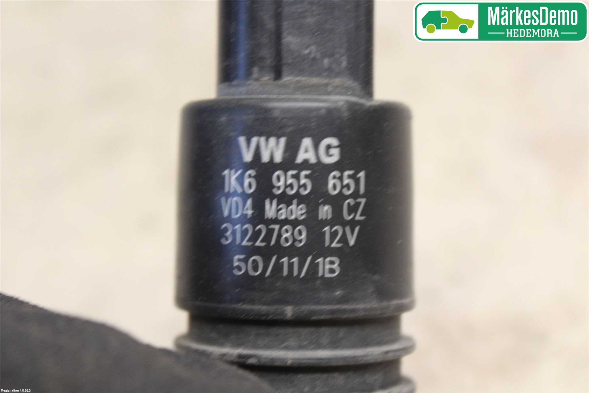 Volkswagen VW GOLF VI 09-13 Spolarpump Vindruta