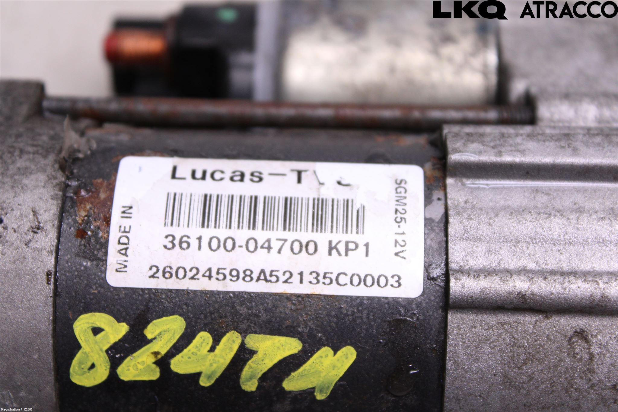 Hyundai i10 BA 14-16 Startmotor