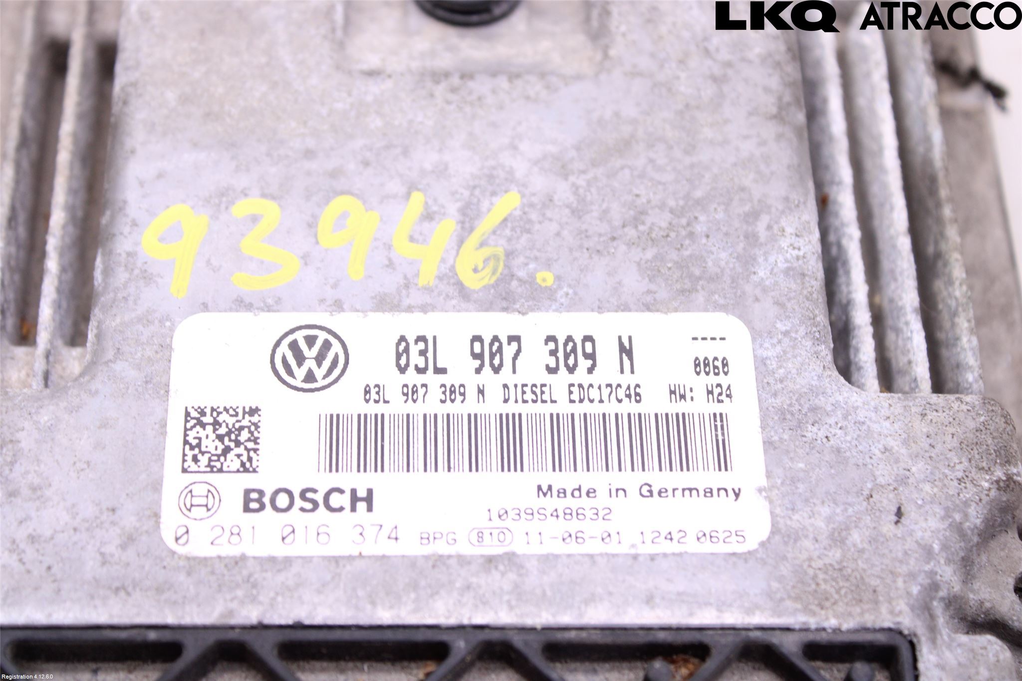 Volkswagen VW PASSAT 11-14 Styrenhet Inspump Diesel