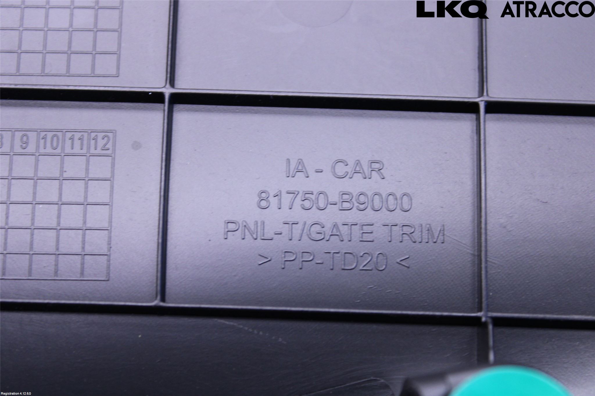 Hyundai i10 BA 14-16 Inredning Bakluckeklädsel