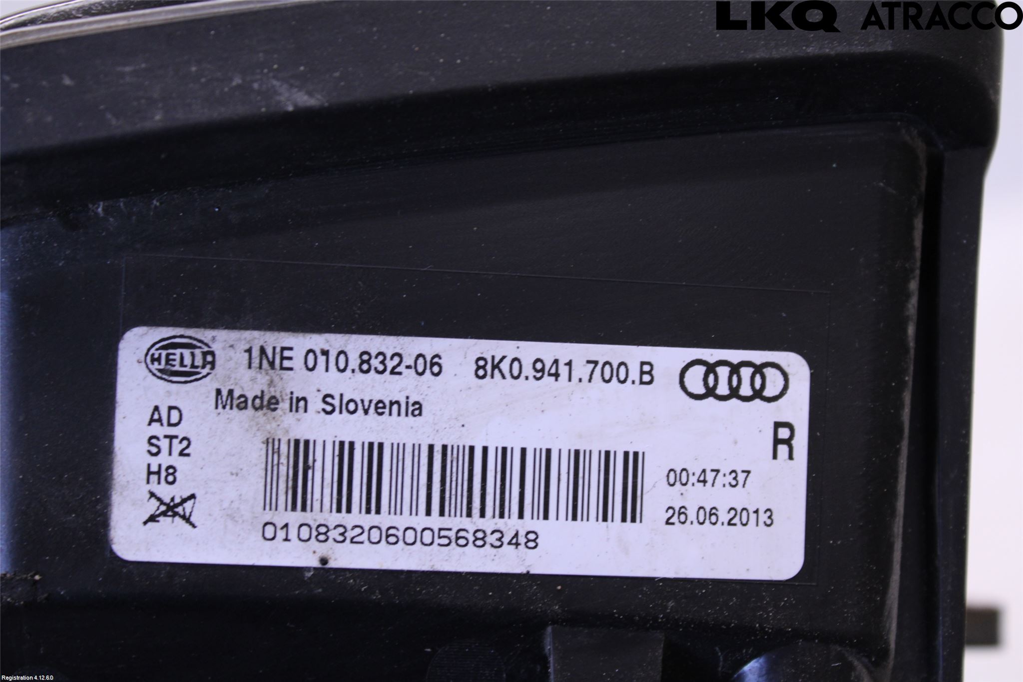 Audi A4 12-15 Dimljus-Varselljus Fram