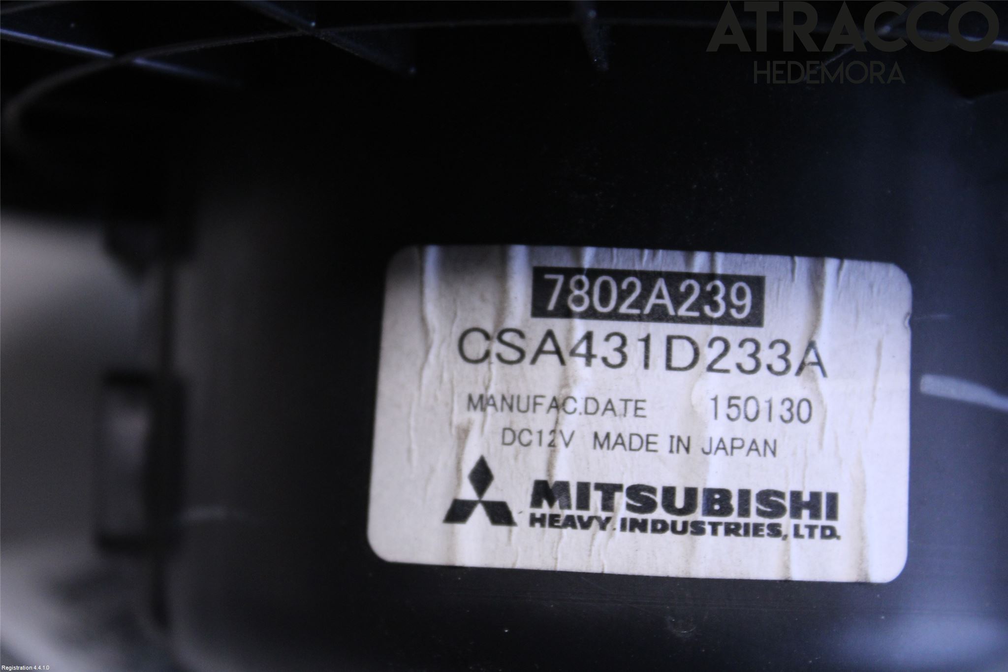 Mitsubishi ASX 10-22 Ac Värmefläkt