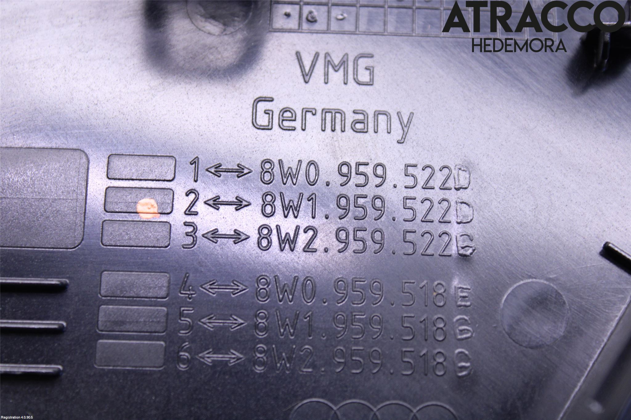 Audi A5 17- Dörrhandtag Inre Hö