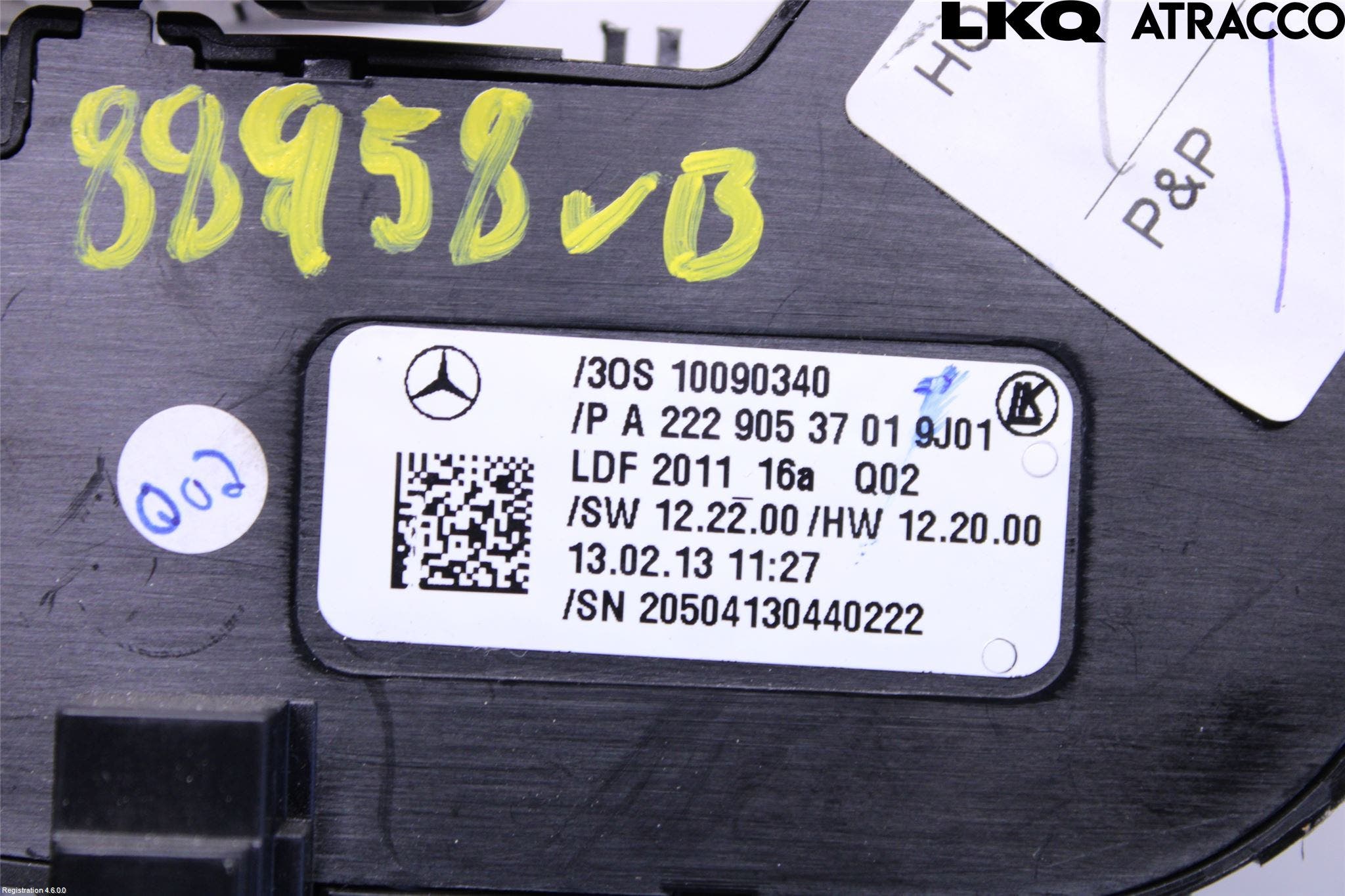 Övriga MB S-CLASS AMG (W221) Strömställare Stolregler