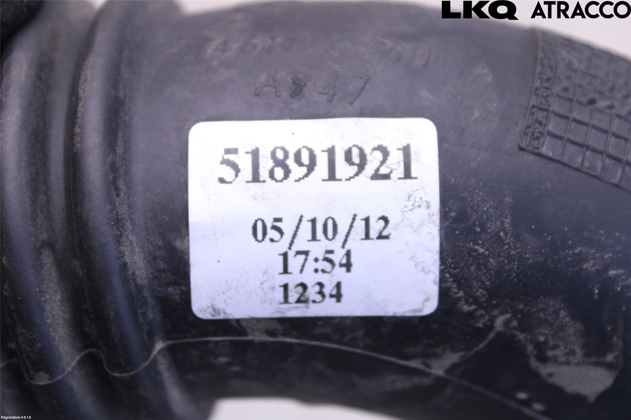 Fiat 500L 13-19 Laddluft-Intercoolerrör