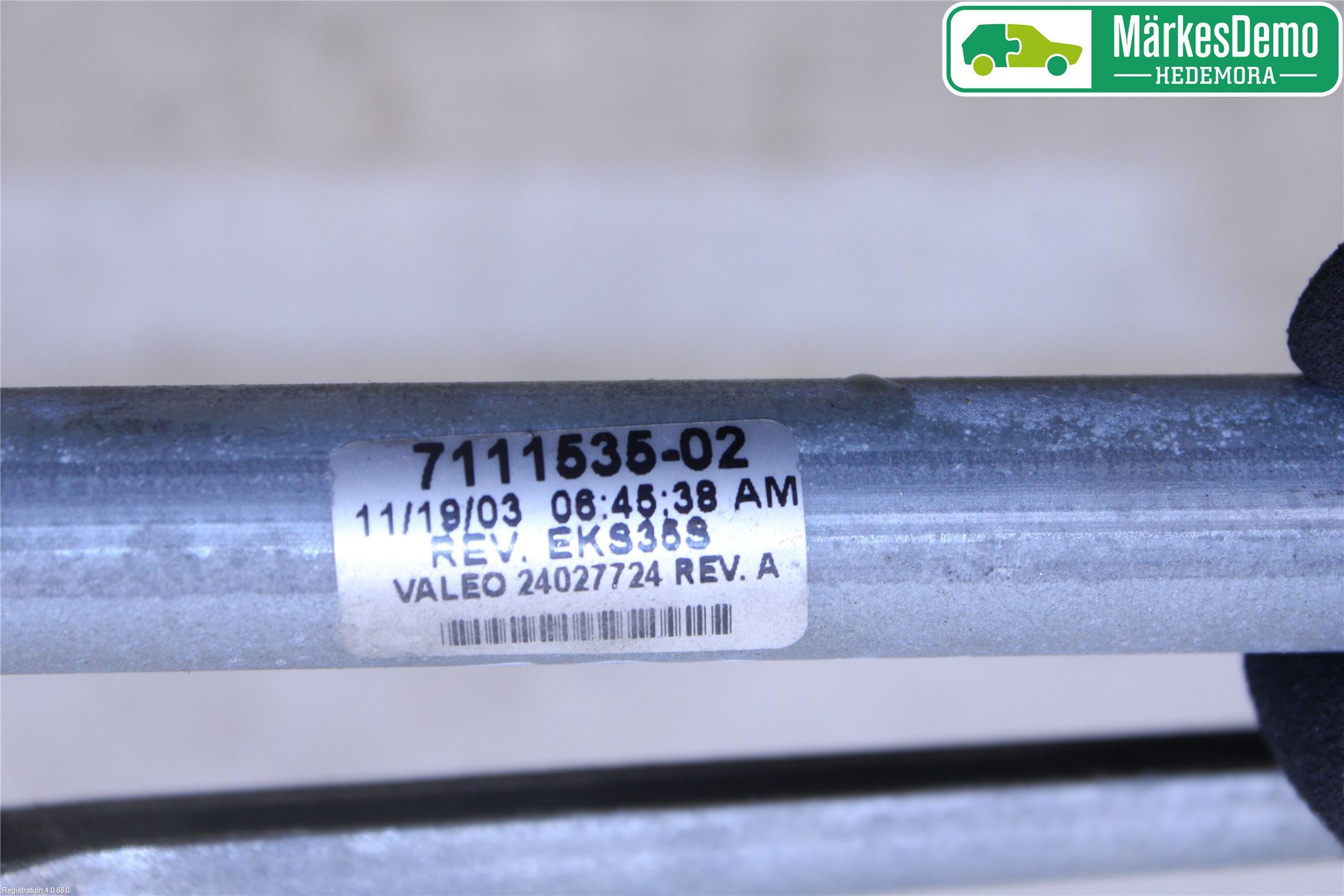 BMW X5 E53     99-06 Torkarmekanism Vindruta